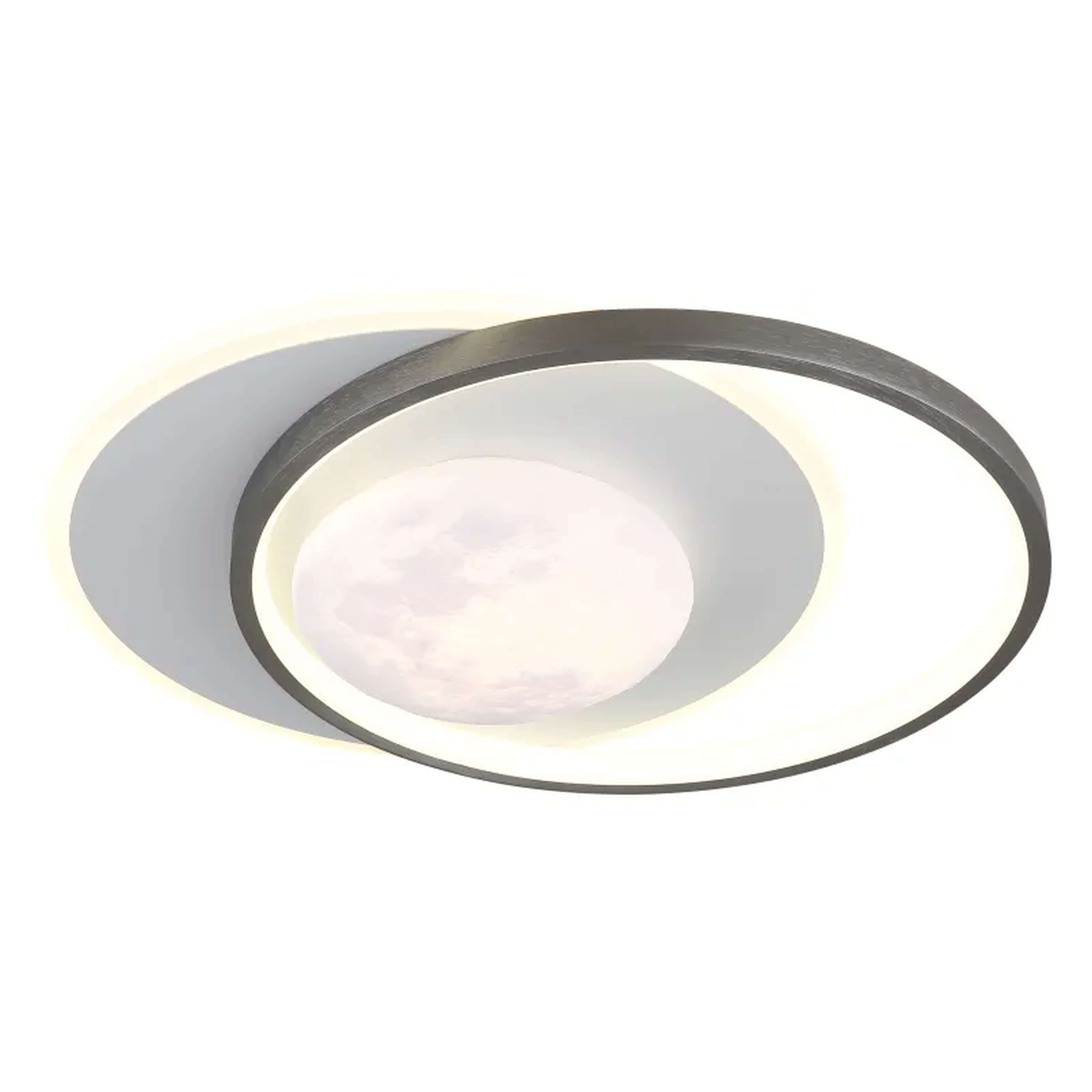 Globo Lighting Moon plafondlamp 2x30 W wit-zwart 41785