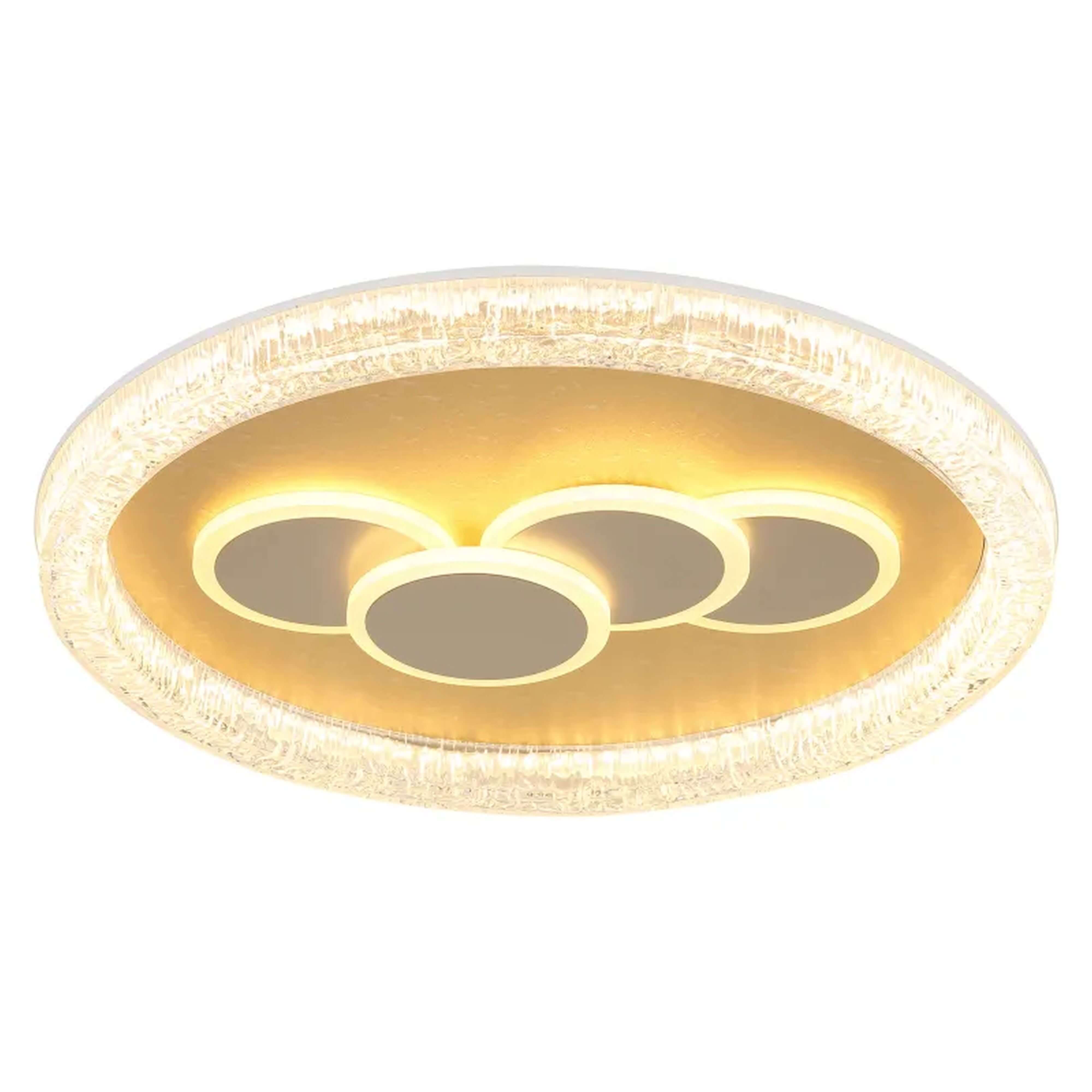 Globo Lighting Loraine plafondlamp 5x40 W wit-doorzichtig 48476-40R