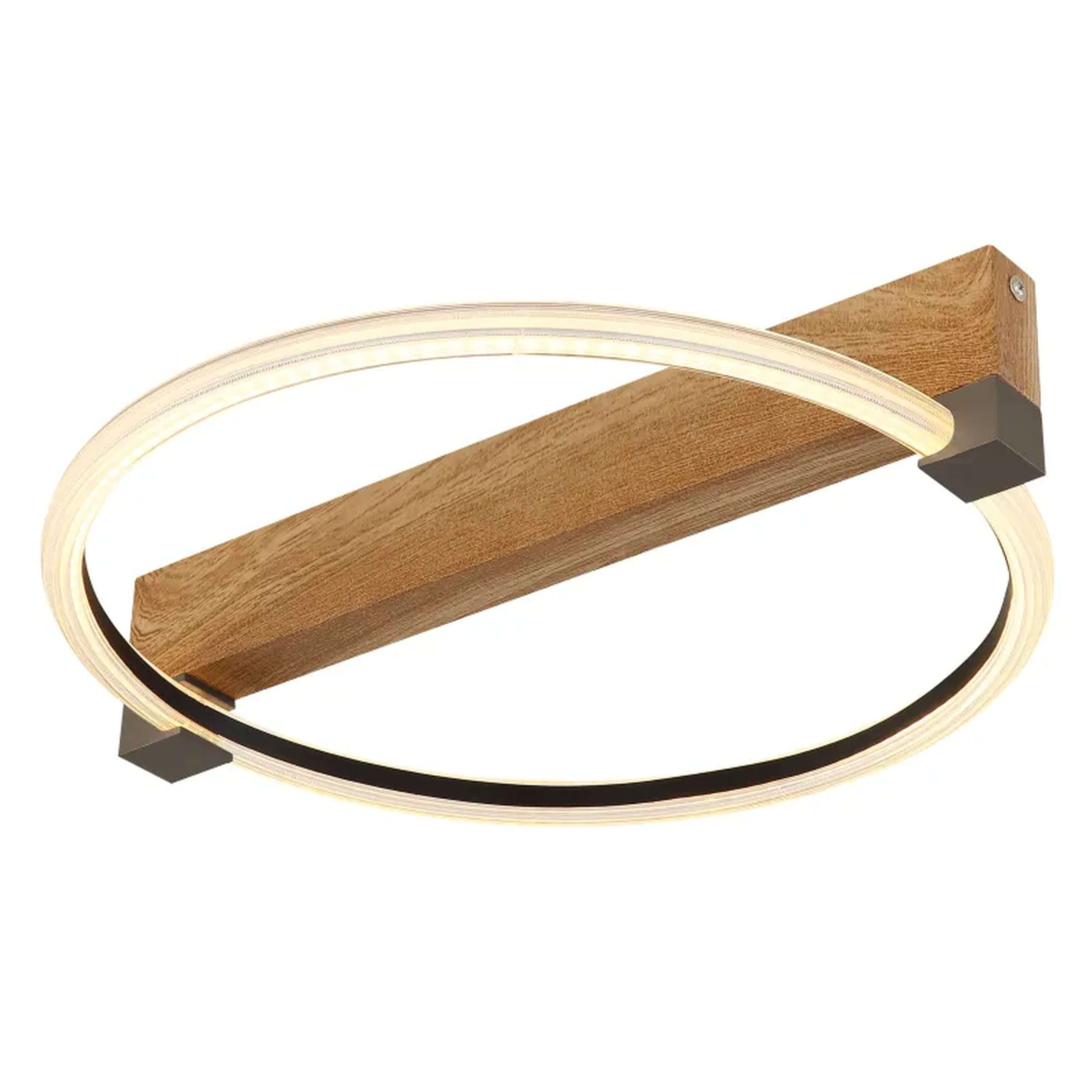 Globo Lighting Fletcher plafondlamp 1x15 W doorzichtig-hout 48050D