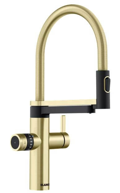 Blanco Evol-S Pro waterfilterkraan staand goud/antiek goud 527423