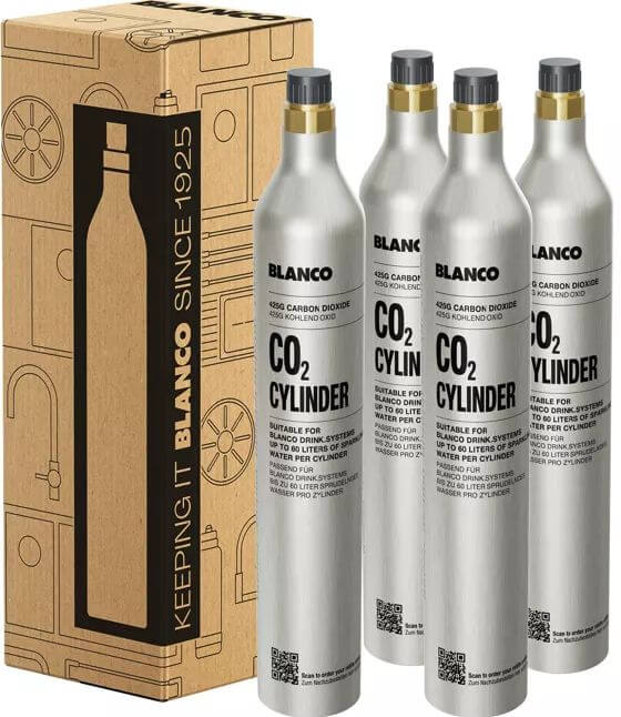 Blanco Soda set van 4 co₂-flessen 526138