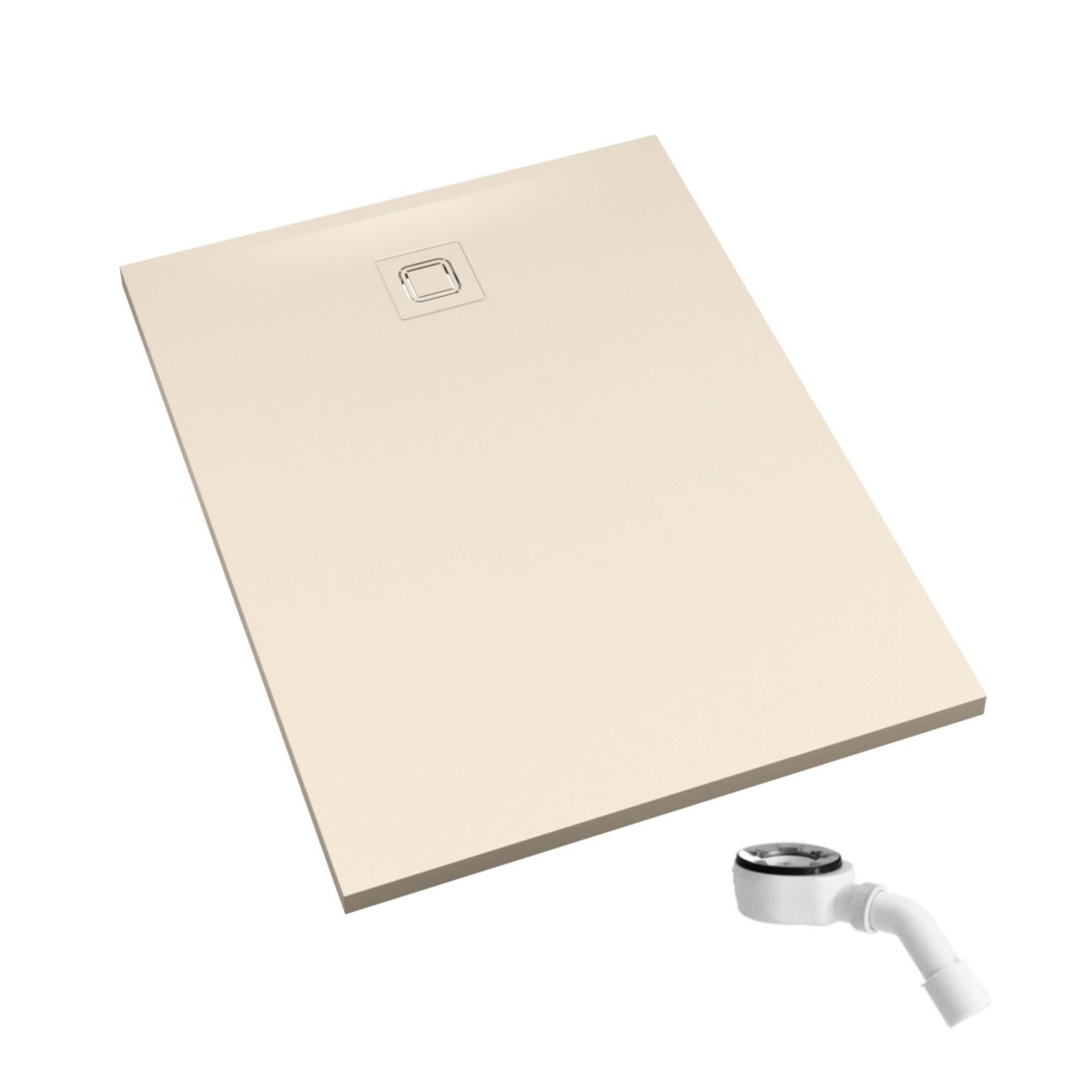 Schedpol Majestic Cashmere Mat rechthoekige douchebak 100x80 cm beige 3.3506/PK/MG-M6/PK