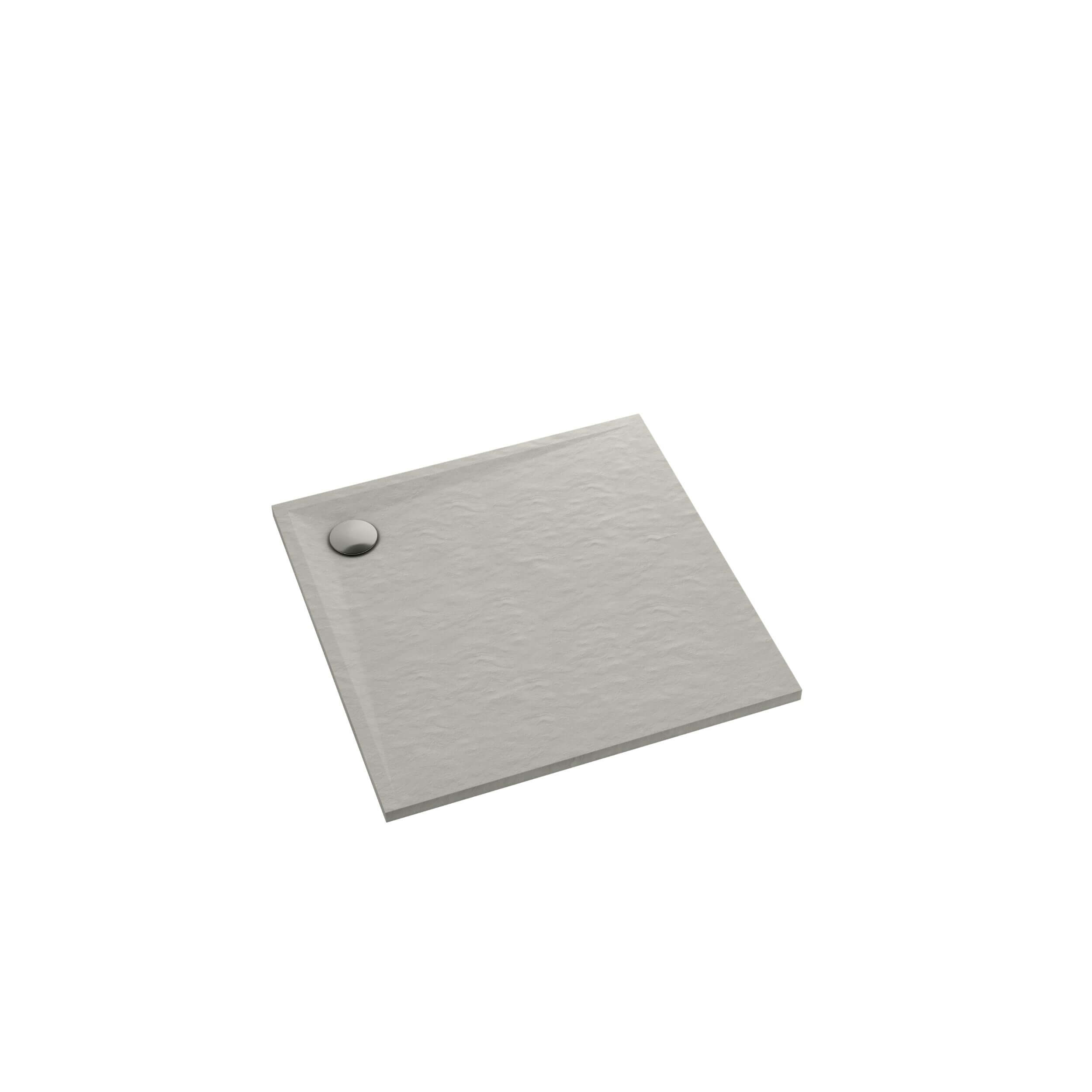 Schedpol Etrusco Cement Stone vierkante douchebak 90x90 cm cement 3.461/CT/ST
