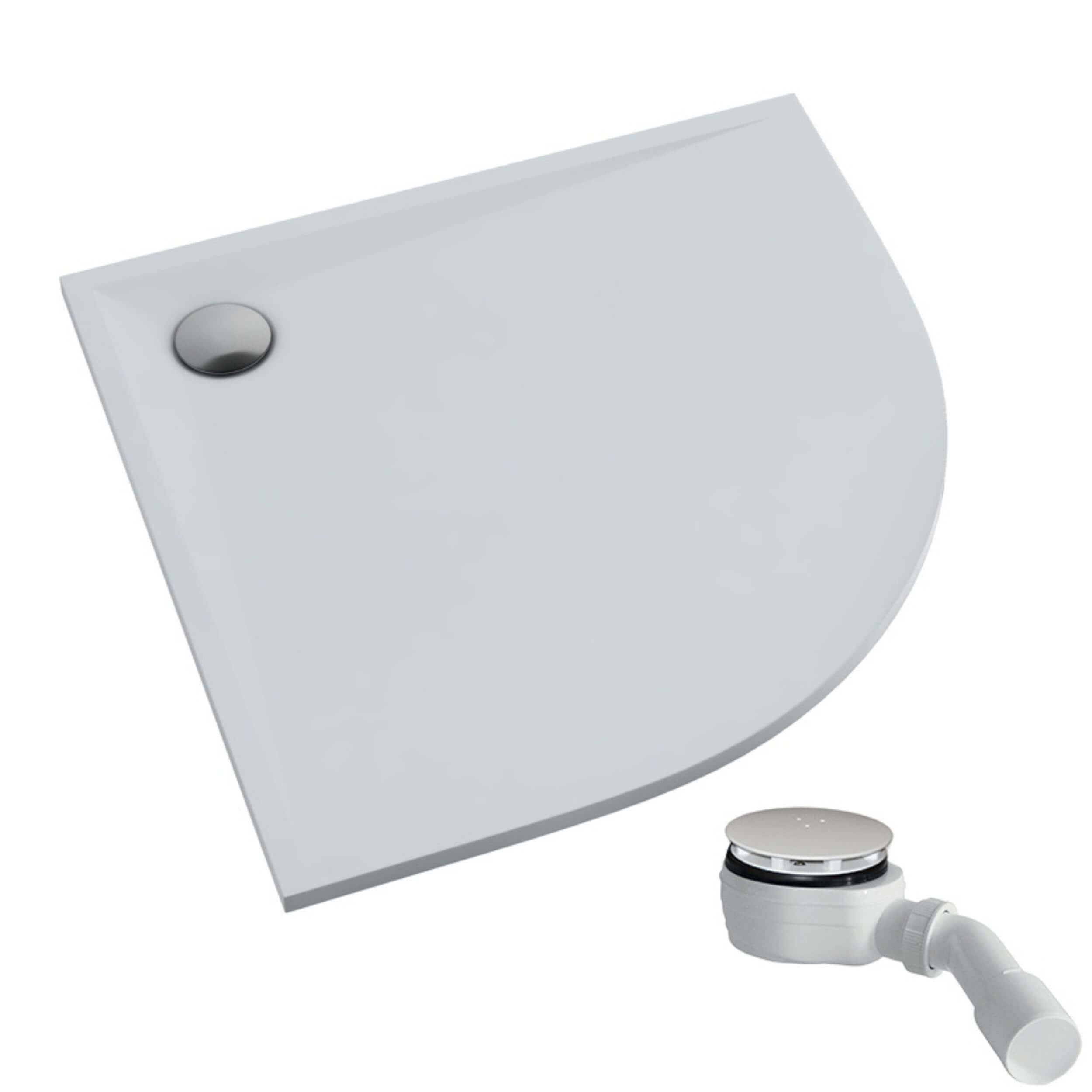 Schedpol Etrusco White Mat vierkante douchebak 80x80 cm wit 3.463/B/MG
