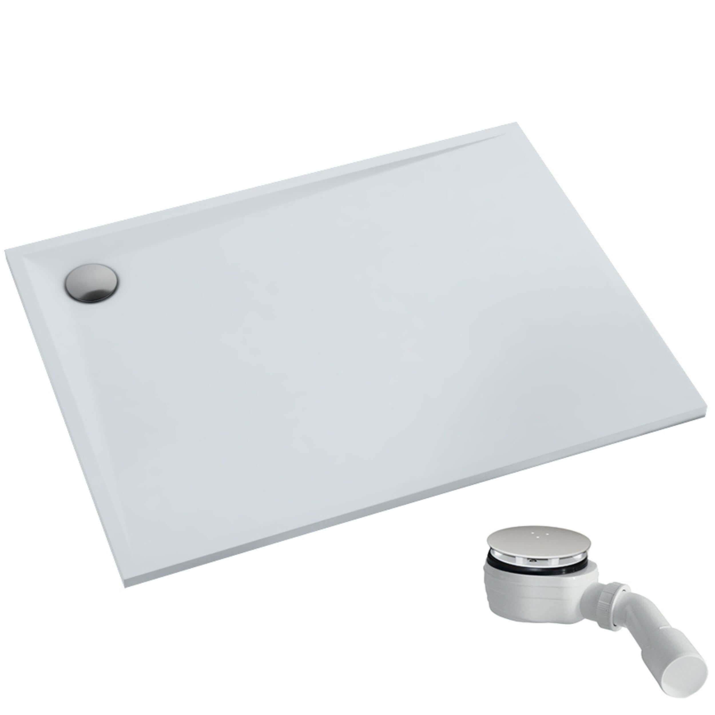 Schedpol Etrusco White Mat rechthoekige douchebak 100x90 cm wit 3.469/B/MG
