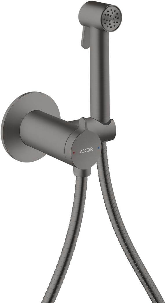 Axor Bidette douchekopset voor bidet inbouw chroom-zwart 29242340