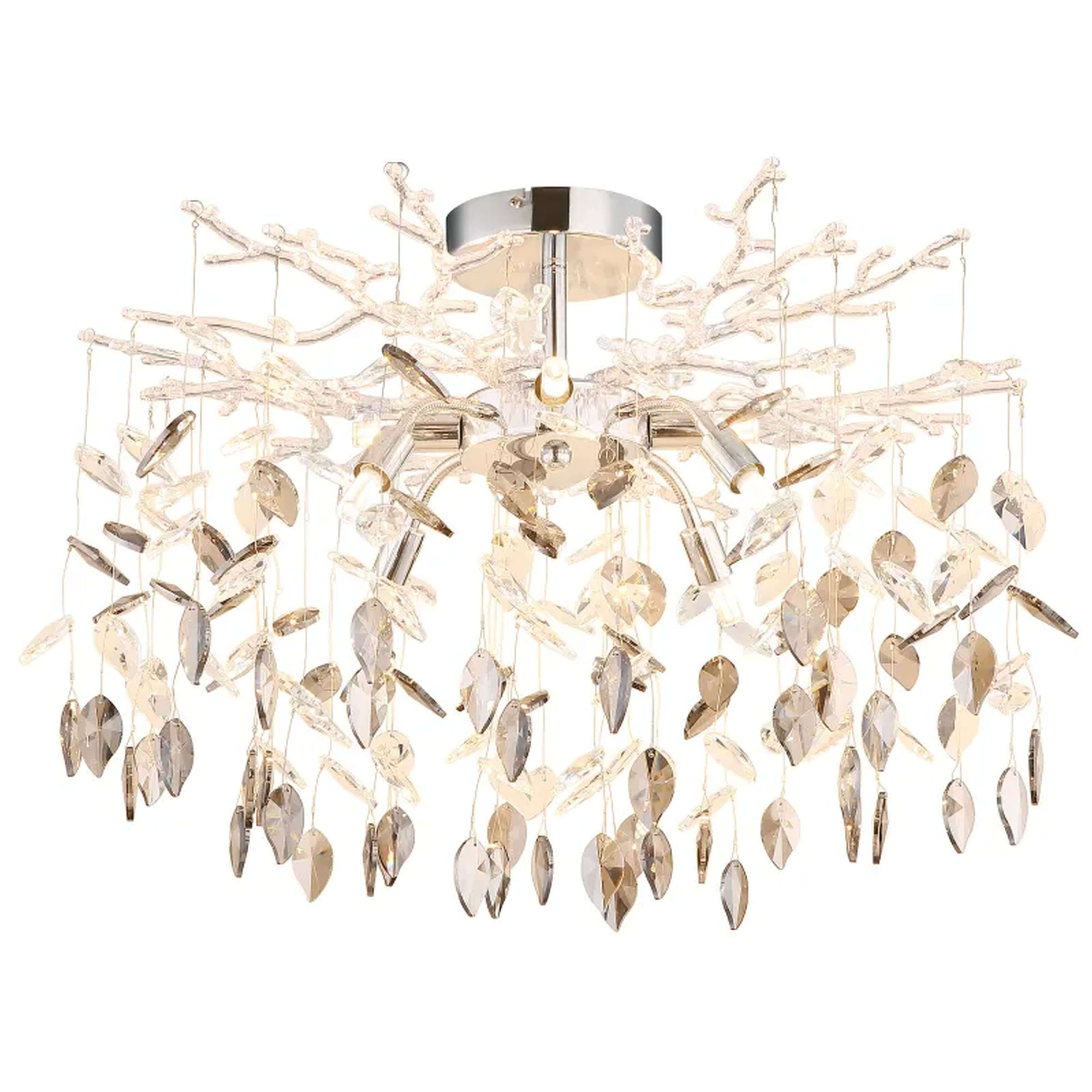 Globo Lighting Danna plafondlamp x8 W chroom-bedampt 64133-8D