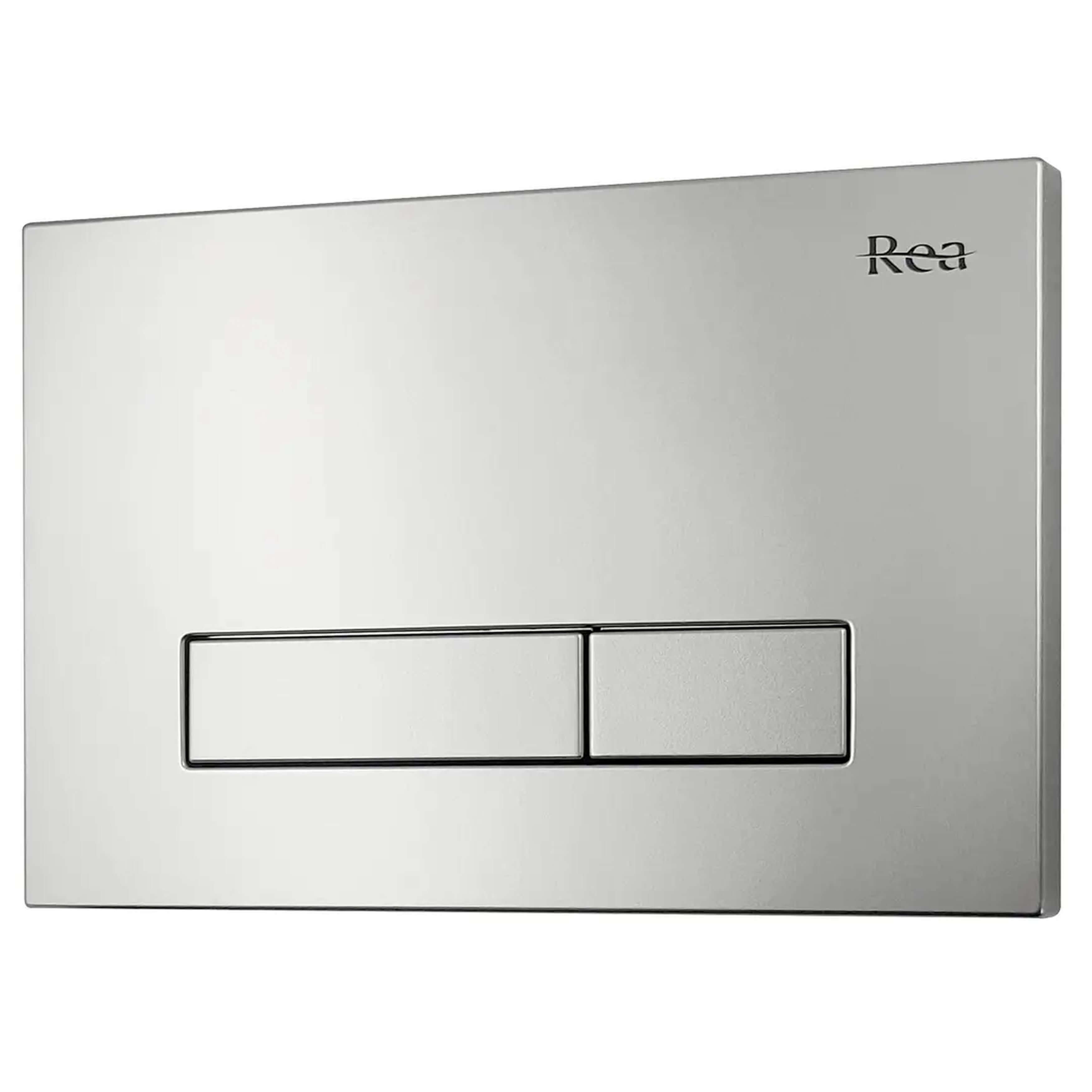 Rea HD spoelknop voor het toilet satijn REA-E0635