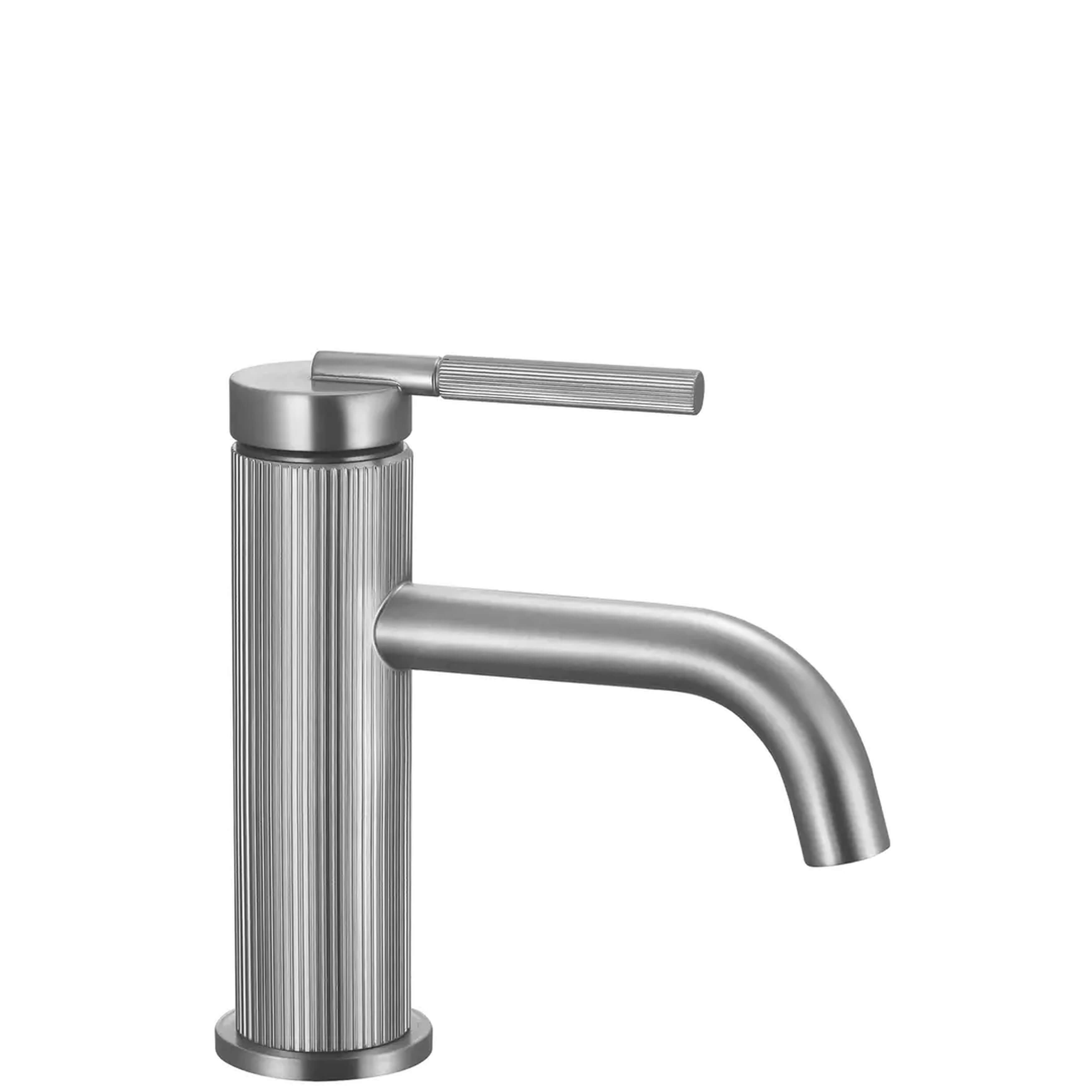 Rea Argon wastafelkraan staand nikkel REA-B6449