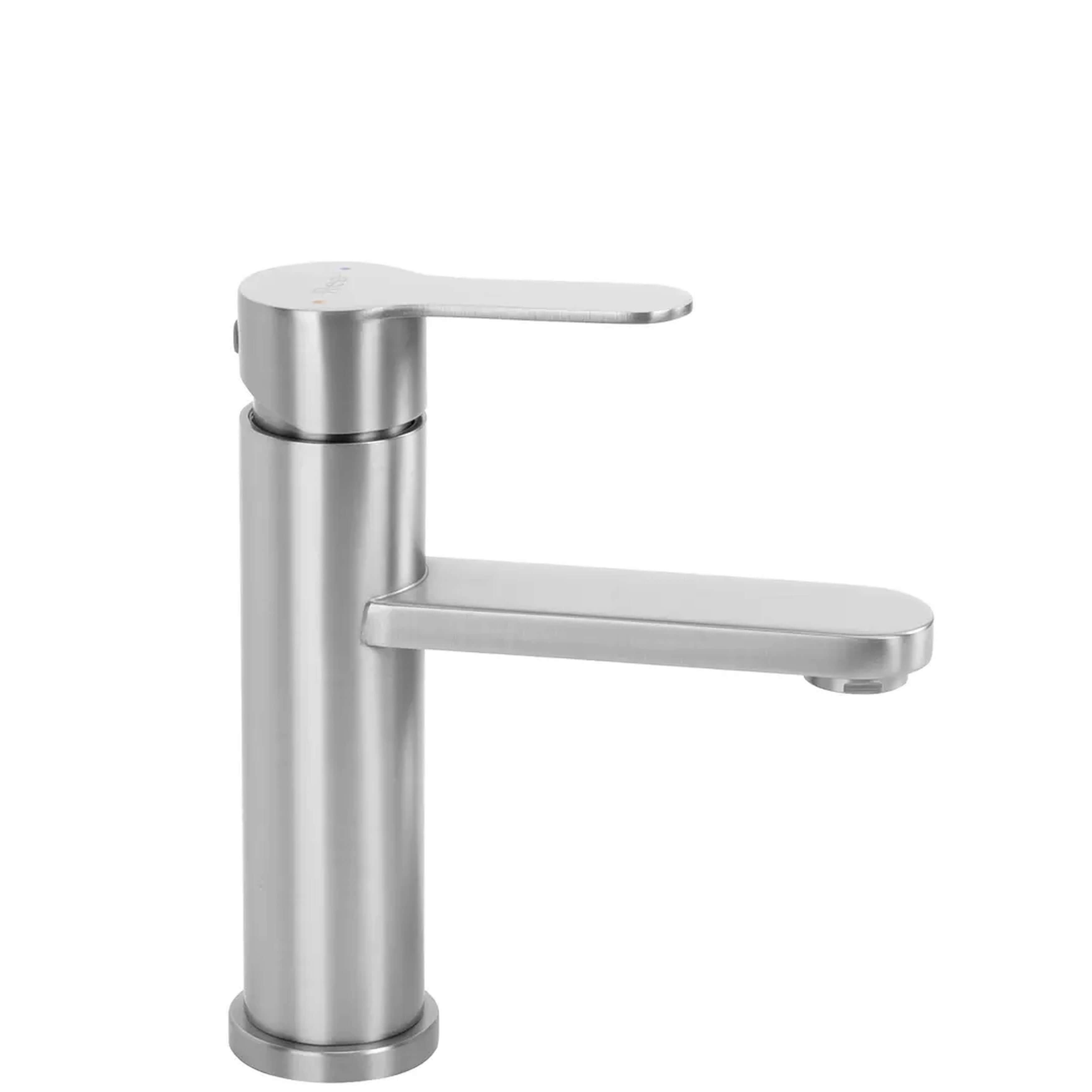 Rea Arcos wastafelkraan staand nikkel REA-B6961