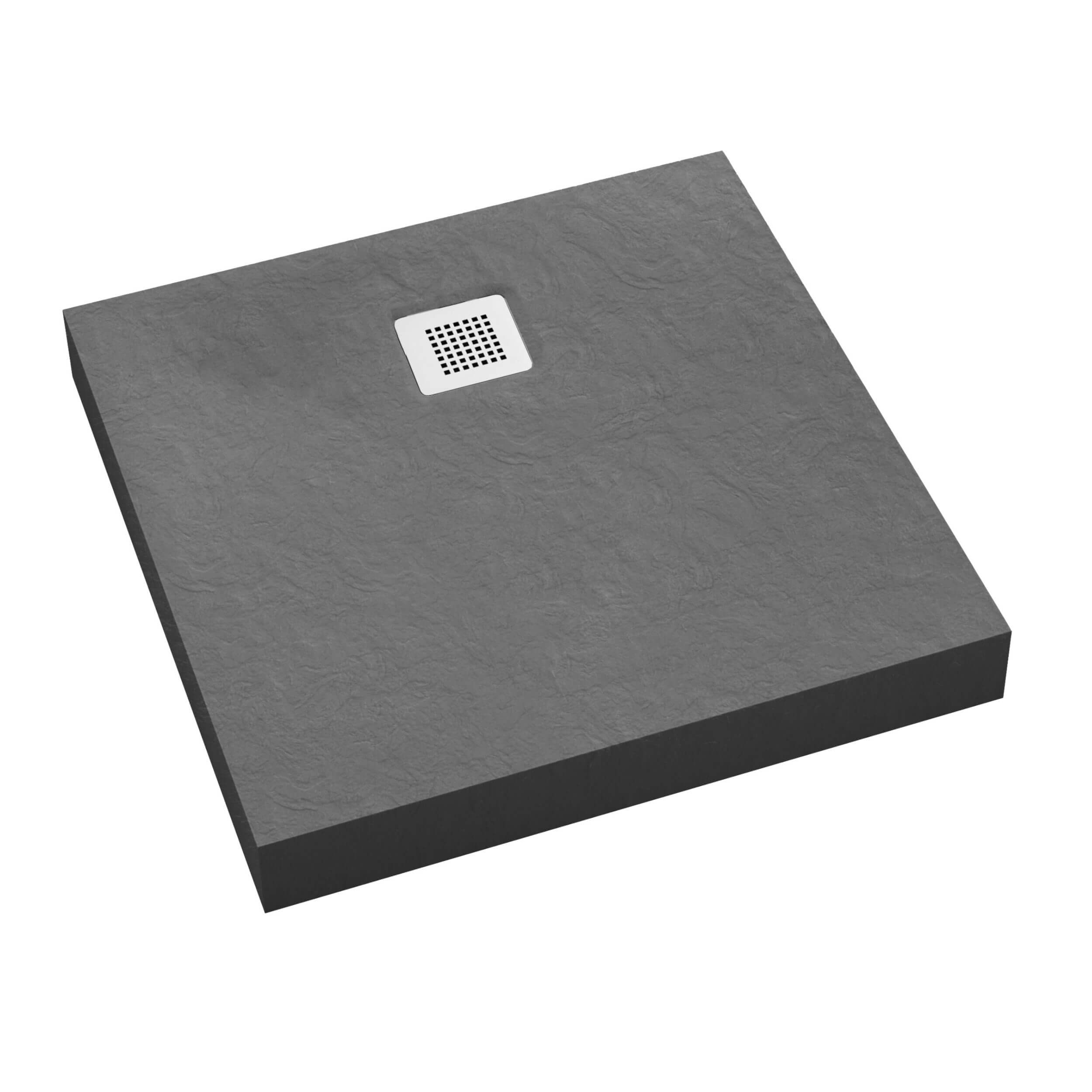 Schedpol New Horizons Grey Stone vierkante douchebak 80x80 cm grijs 3.3400/S/ST-M2