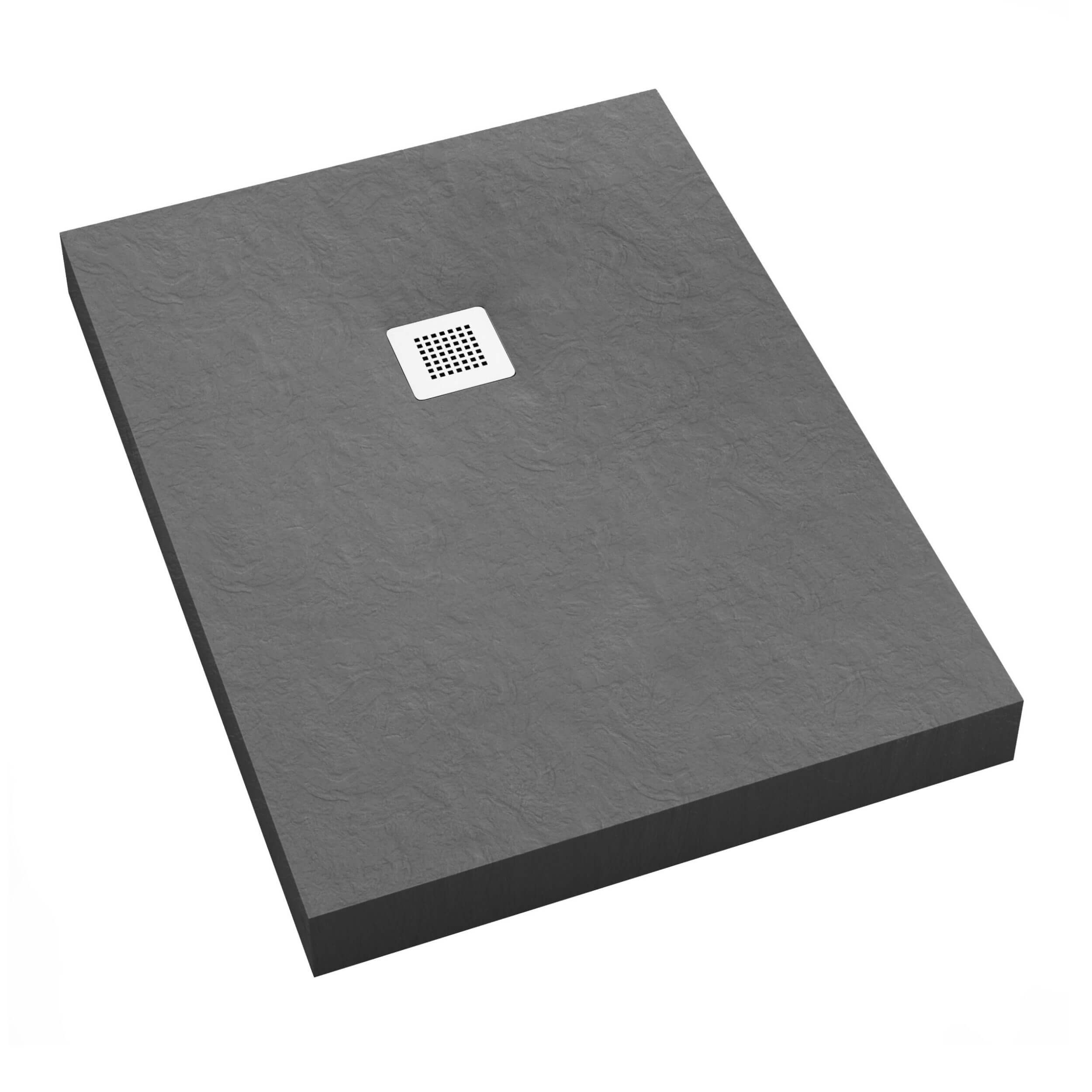 Schedpol New Horizons Grey Stone rechthoekige douchebak 120x70 cm grijs 3.3336/S/ST-M2