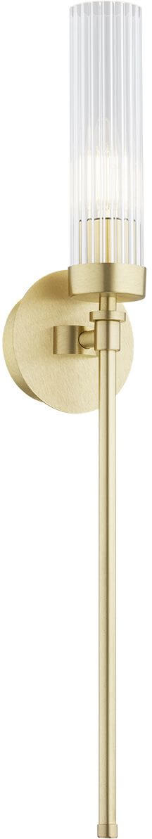 Argon Preston wandlamp 1x7 W messing-doorzichtig 8976