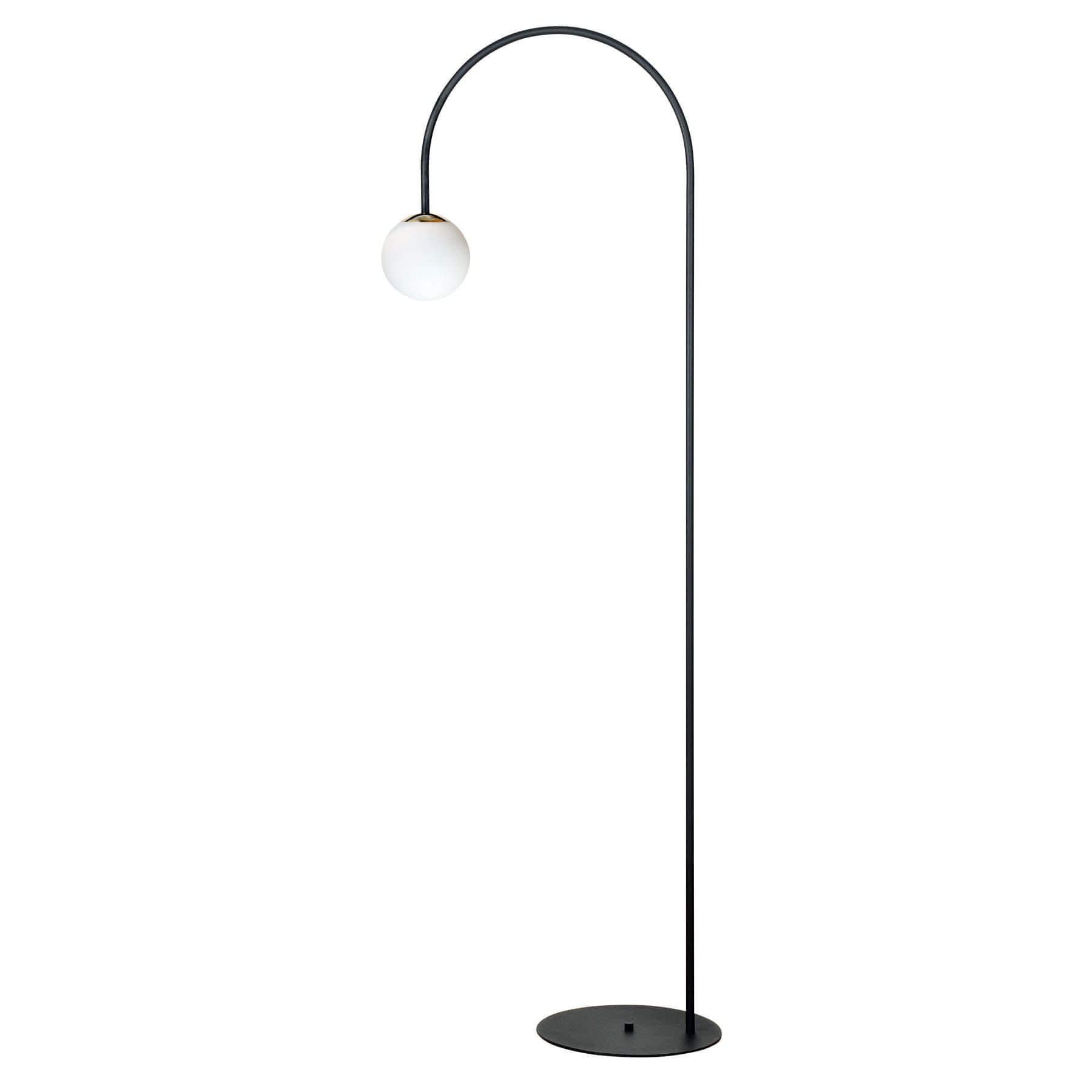 Zuma Line Bow staanlamp 1x10 W zwart-gouden 1280