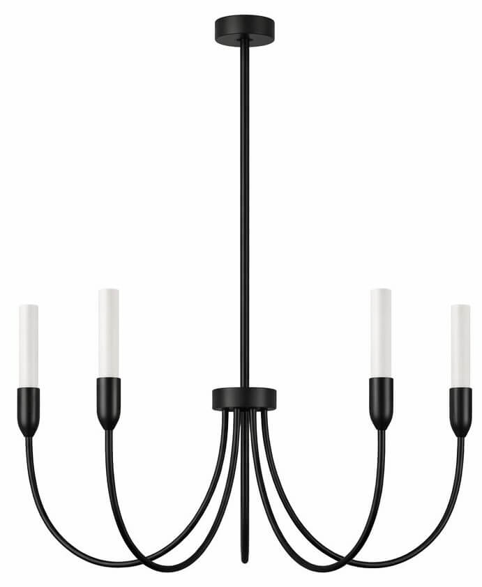 Argon Augustine hanglamp 5x6 W wit-zwart 2206