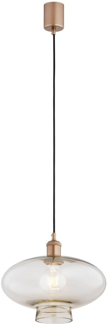 Argon Tresco hanglamp 5x15 W bedampt-koper 9012