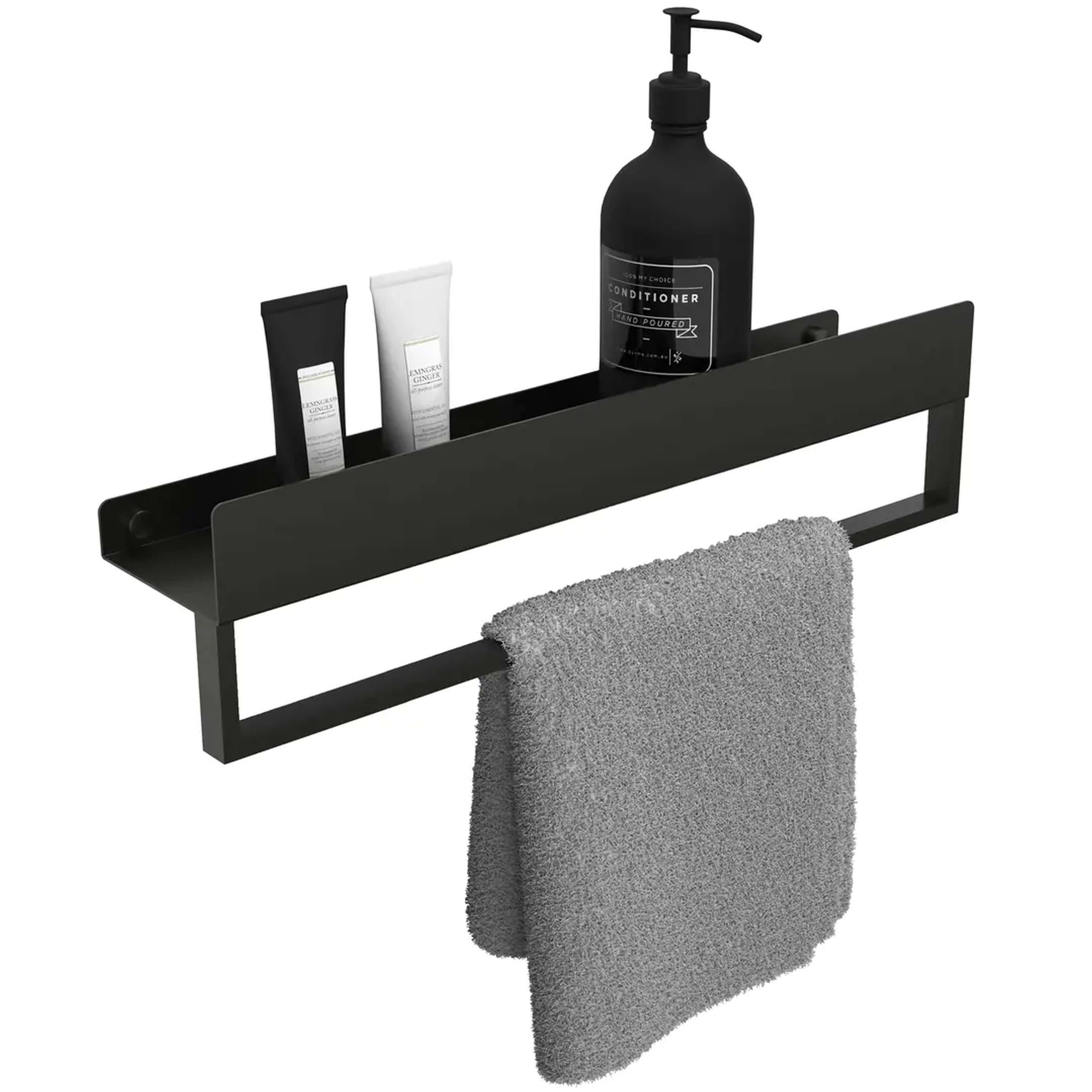 Rea SF01 badkamerplank 45 cm zwart REA-06000