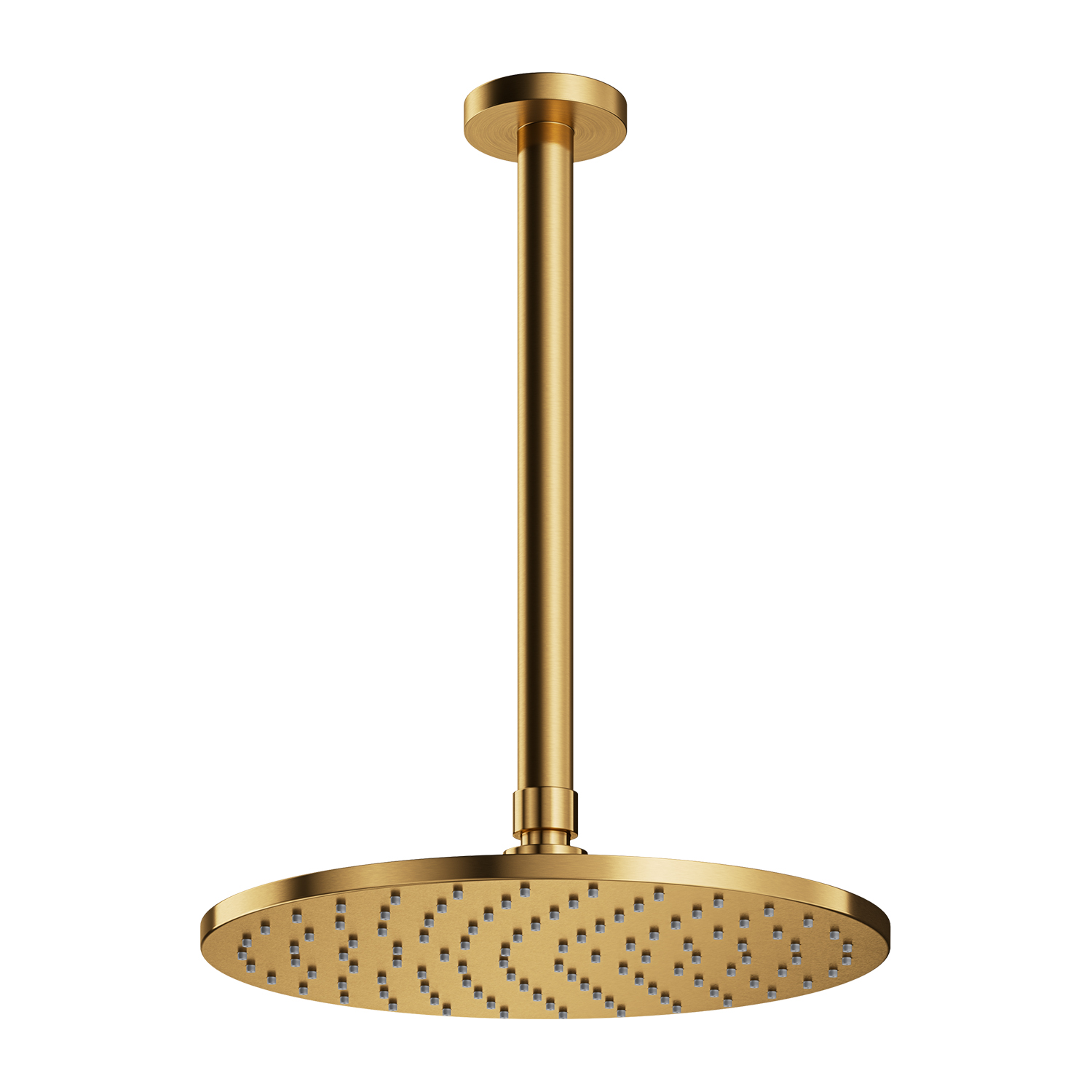 Omnires SlimLine regendouche met arm 25x25 cm rond gouden WSSET1GLB