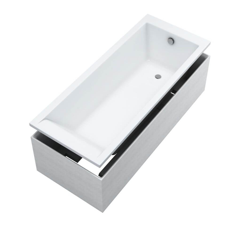 Schedline Maio White Mat SET rechthoekig bad 160x70 cm wit 3WST.MS2P-16070/B/MG