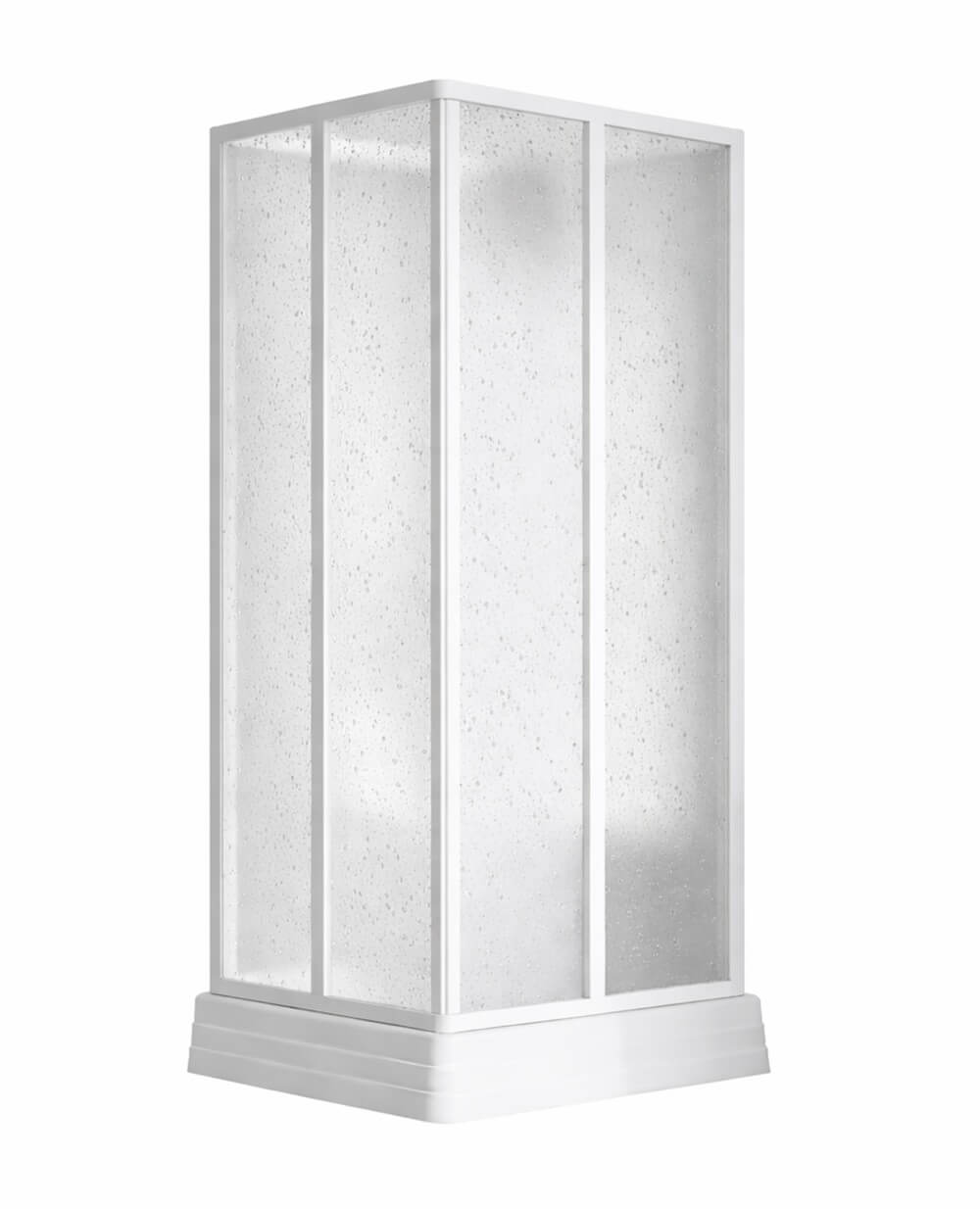 Ravak Supernova cabine met douchebak 90x90 cm vierkant wit glans/polystyreen kunststof 8267711211