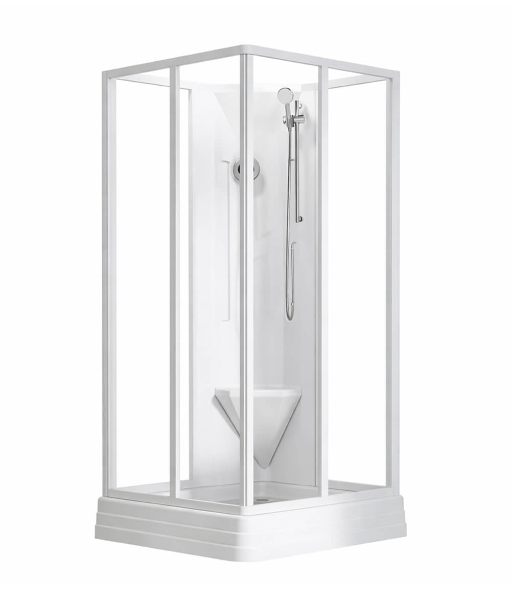 Ravak Supernova cabine met douchebak 80x80 cm vierkant wit glans/helder glas 82644112Z1