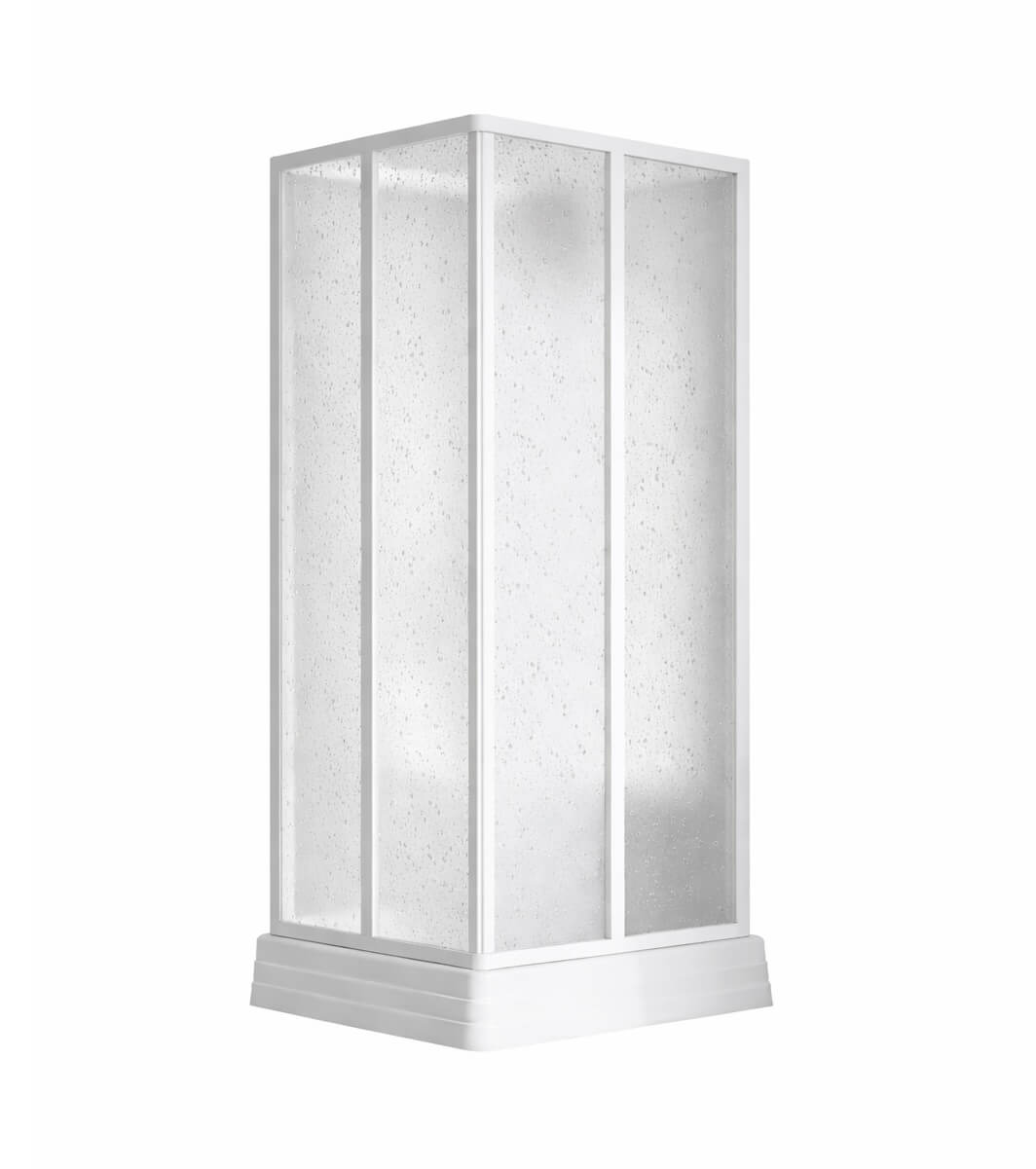 Ravak Supernova cabine met douchebak 80x80 cm vierkant wit glans/polystyreen kunststof 8264411211