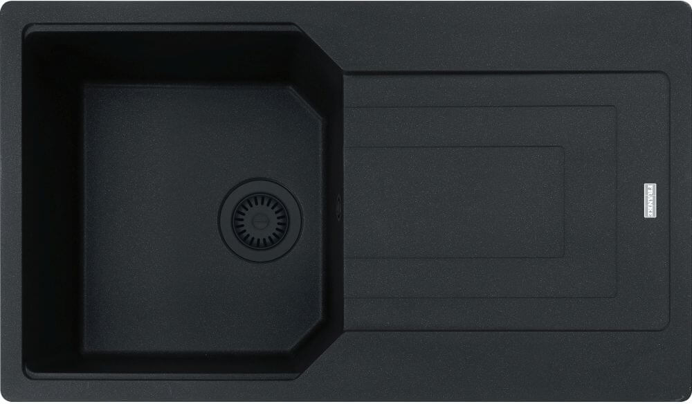 Franke Urban spoelbak van graniet 86x50 cm grijs/grafiet/onyx 114.0741.210