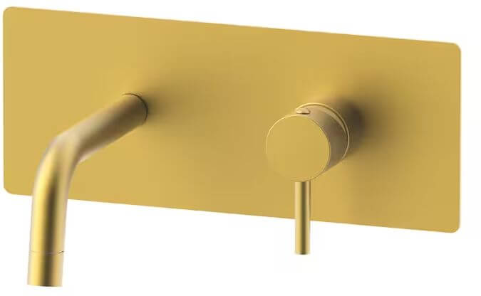 Paffoni Light wastafelkraan inbouw gouden LIG104HGSP