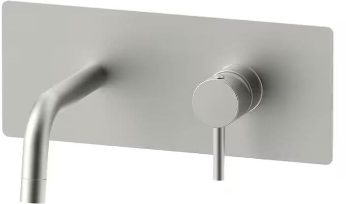 Paffoni Light wastafelkraan inbouw staal LIG104ST