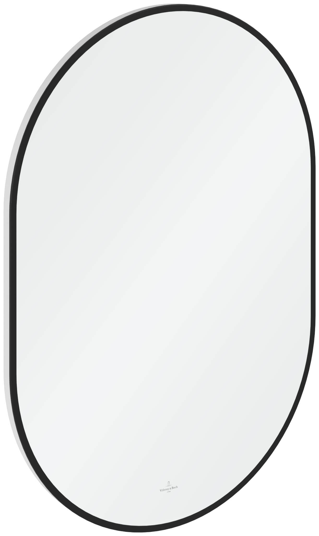 Villeroy & Boch spiegel 60x85 cm ovaal met verlichting zwart A4876000