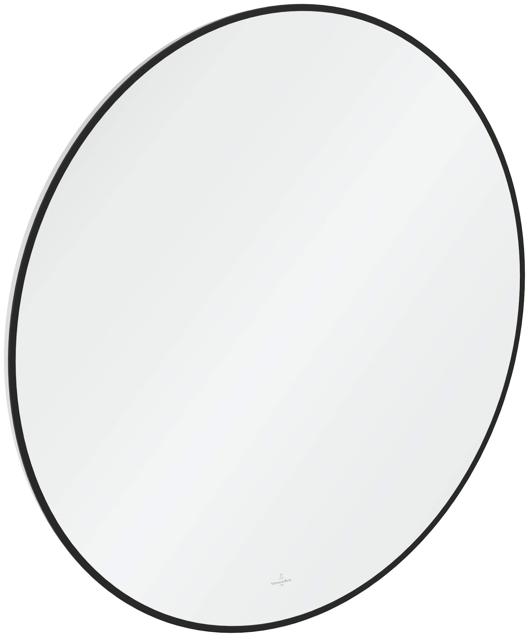 Villeroy & Boch spiegel 90x90 cm rond met verlichting zwart A4899000