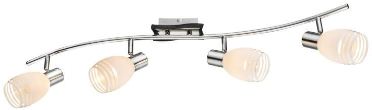 Globo Lighting Toay plafondlamp 4x40 W chroom 541010-4