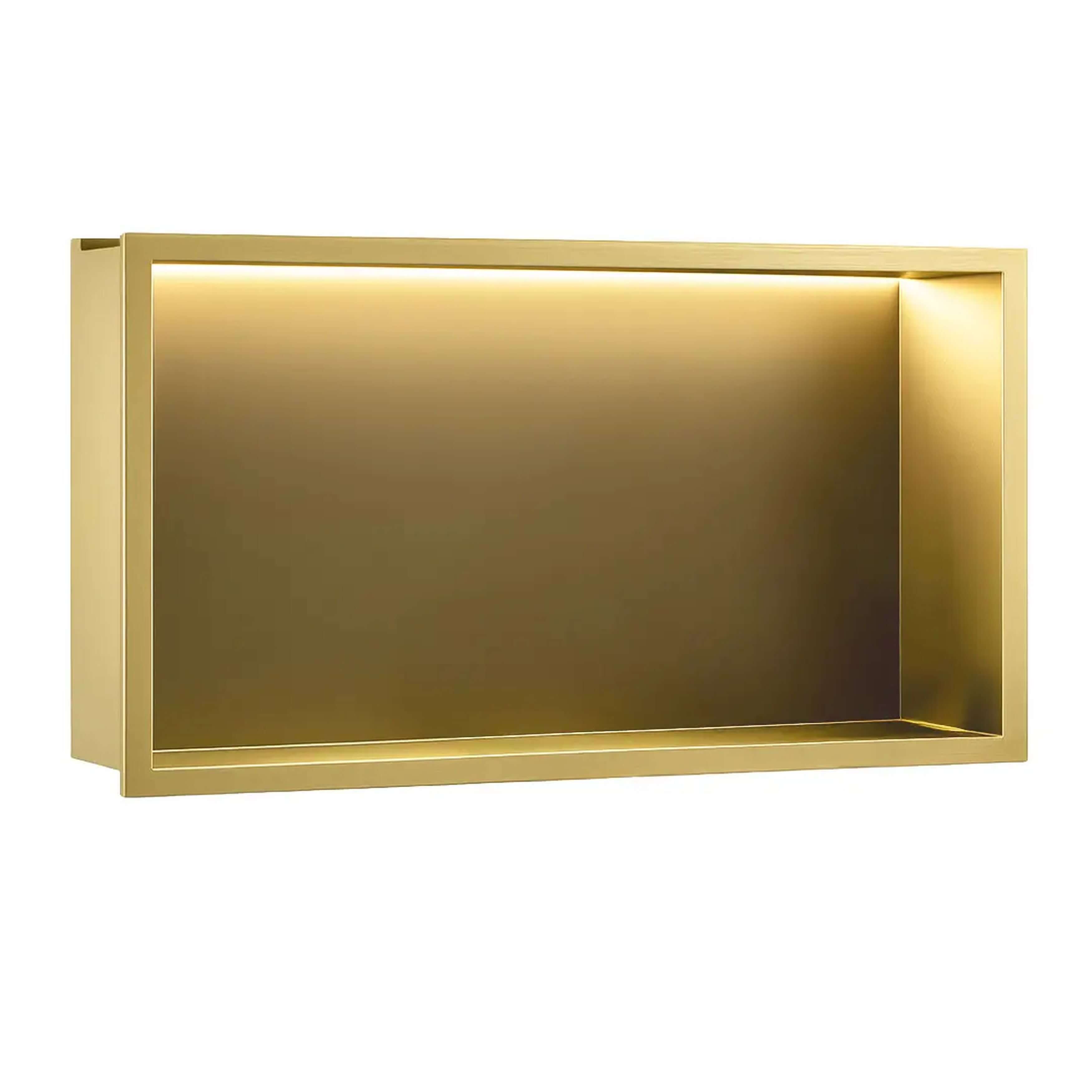 Rea inbouwplank 63 cm gouden REA-08543