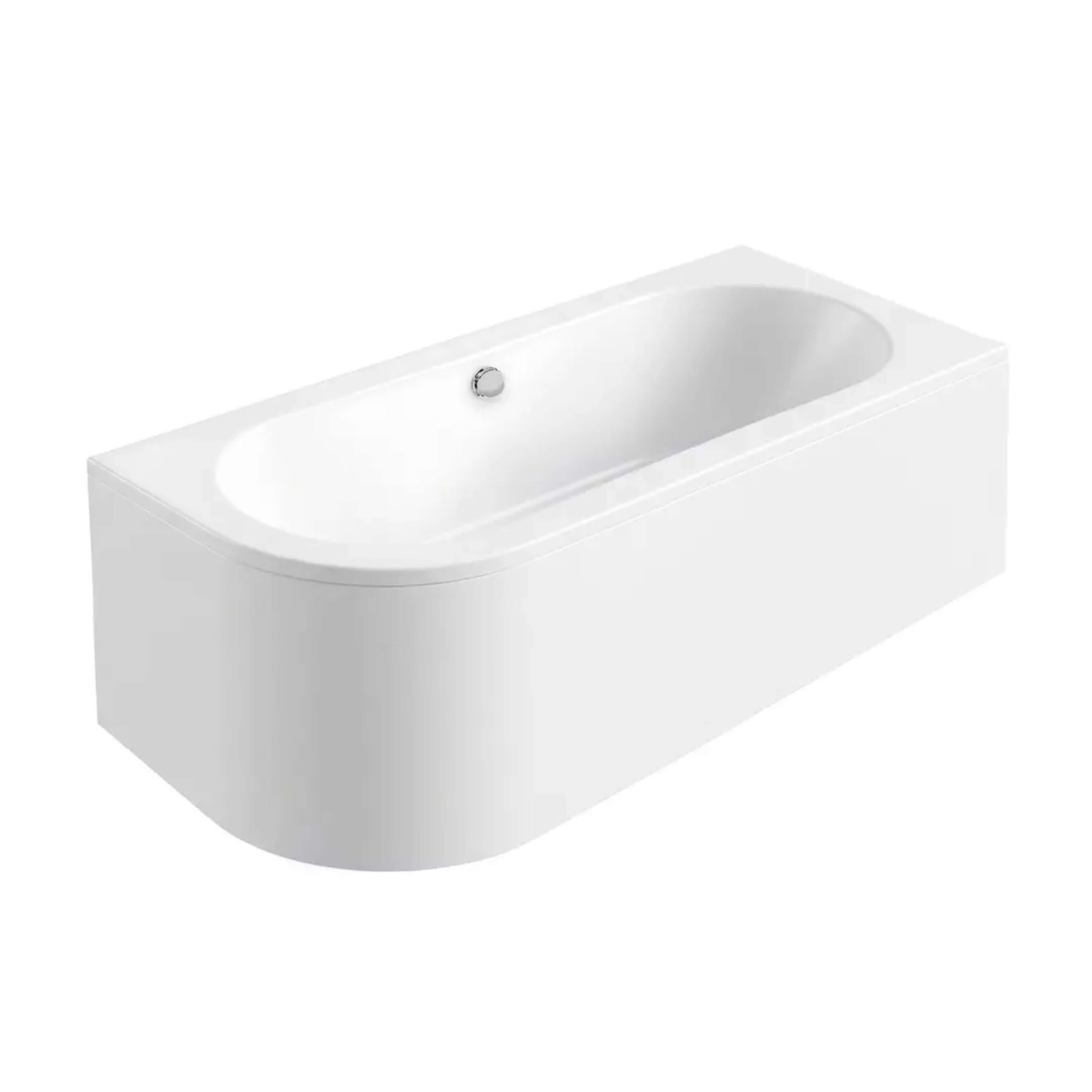 Rea Orion hoekbad 149.5x75 cm rechtszijdig wit REA-W0096