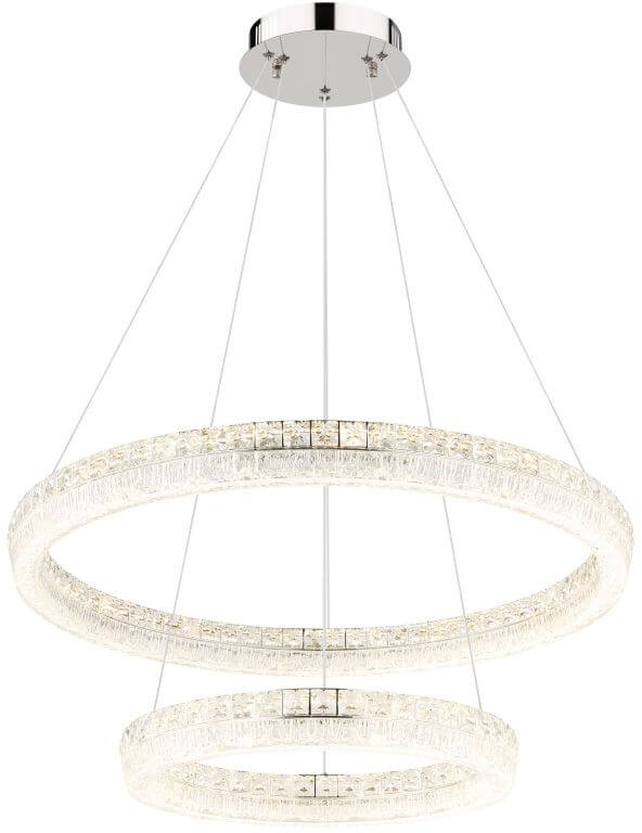 Globo Lighting Laurel hanglamp 1x72 W chroom 67387-72