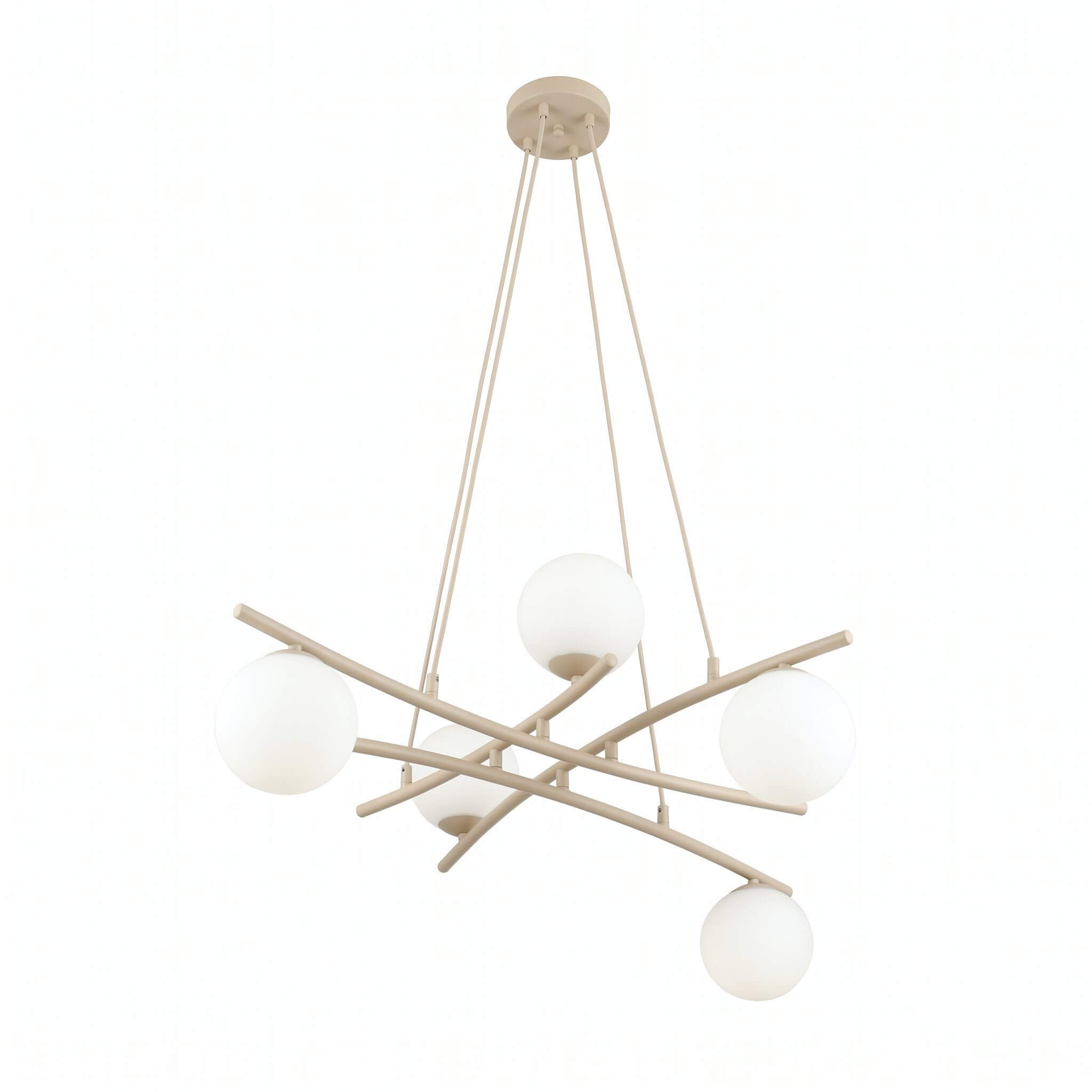 Emibig Essa hanglamp 5x10 W beige 1797/5