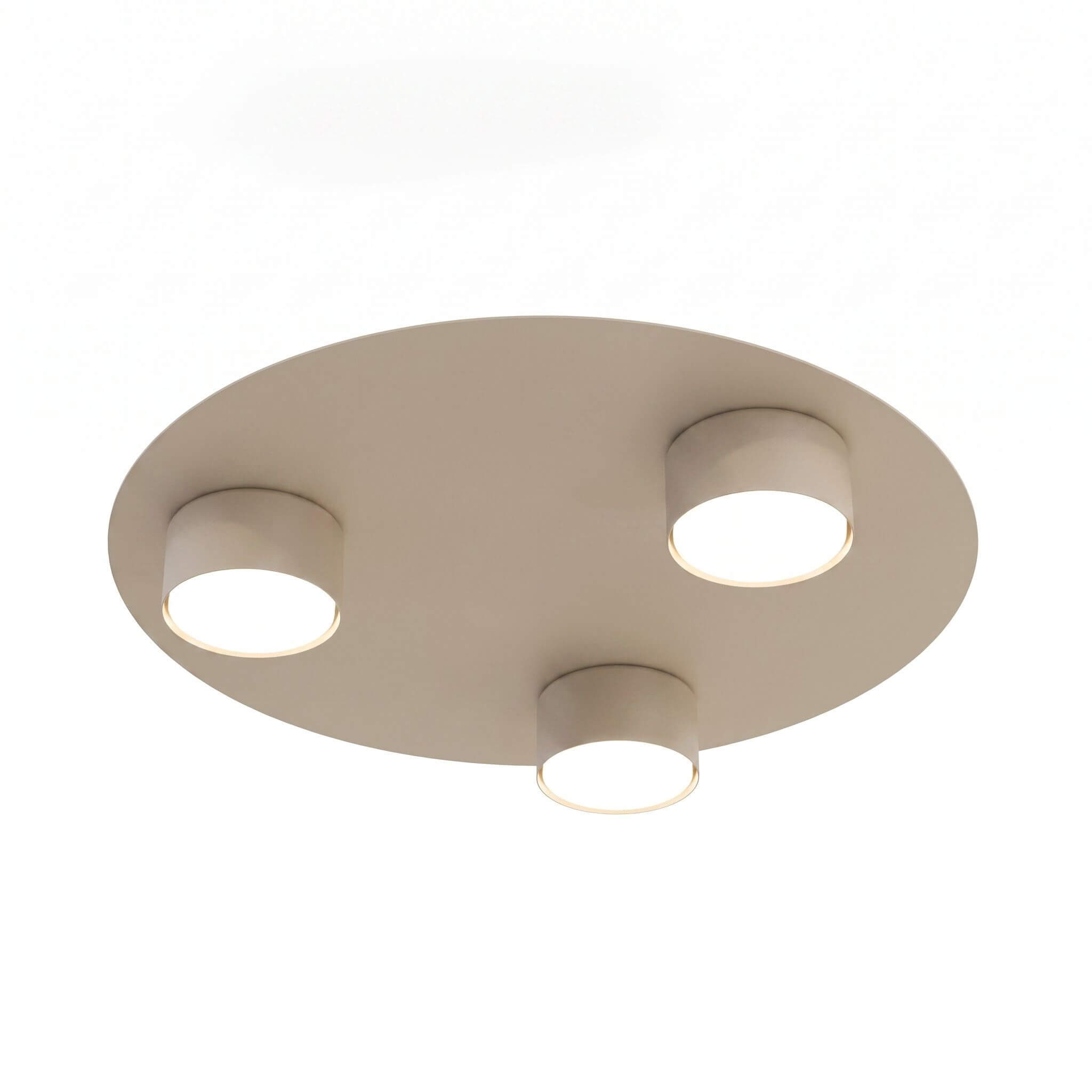Emibig Bolx plafondlamp 3x10 W beige 1805/3