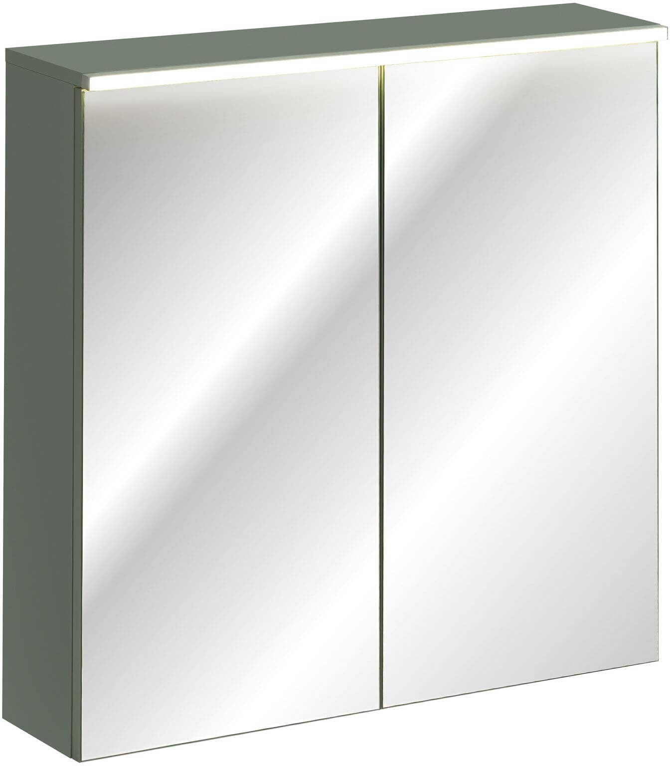 Comad Sombra Green kast 80x19x78 cm met spiegel groen GREEN UN 84-80-2D