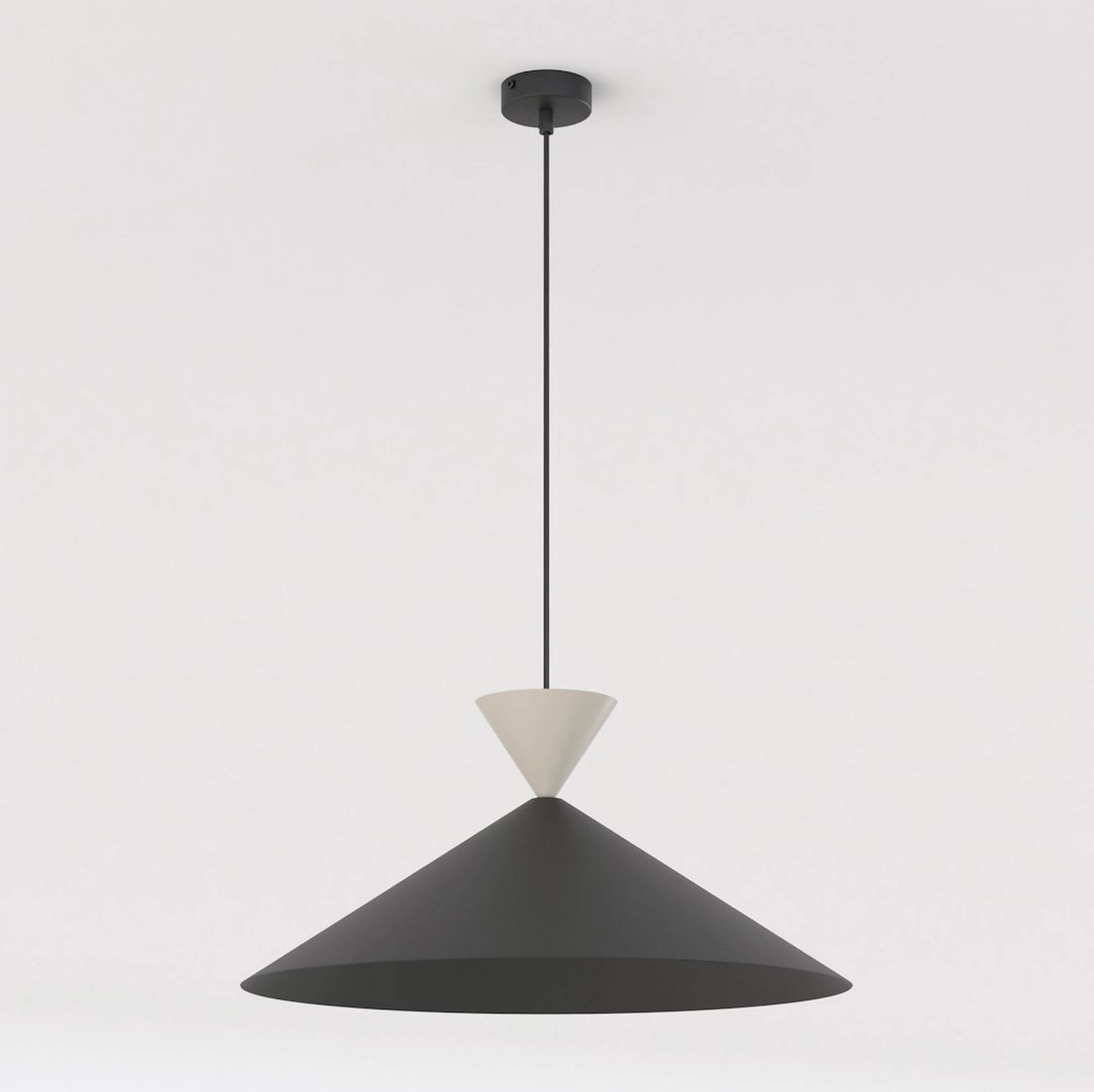 Emibig Ralf hanglamp 1x10 W zwart-beige 1745/1L