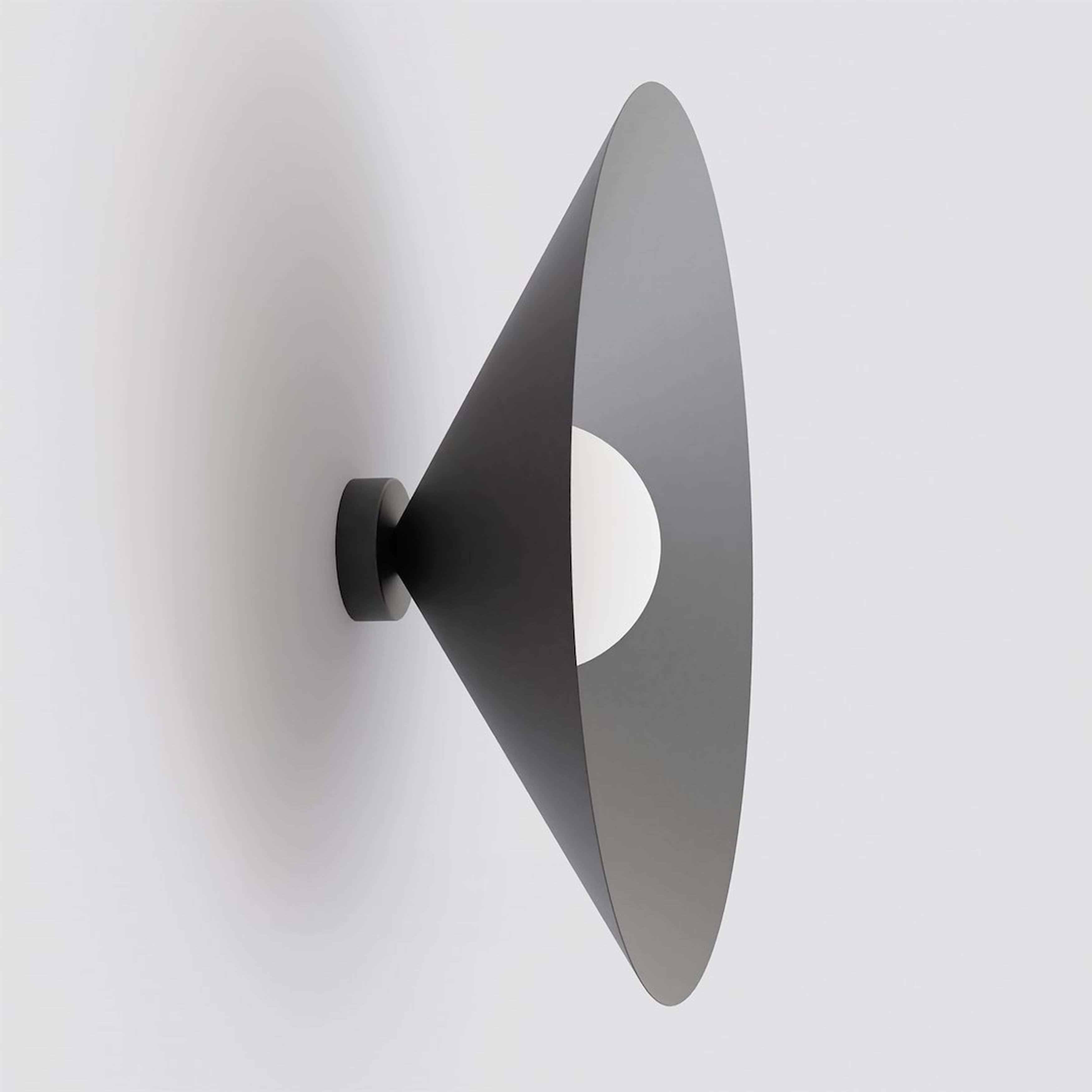 Emibig Mono wandlamp 1x10 W zwart-opaal 1717/K1L