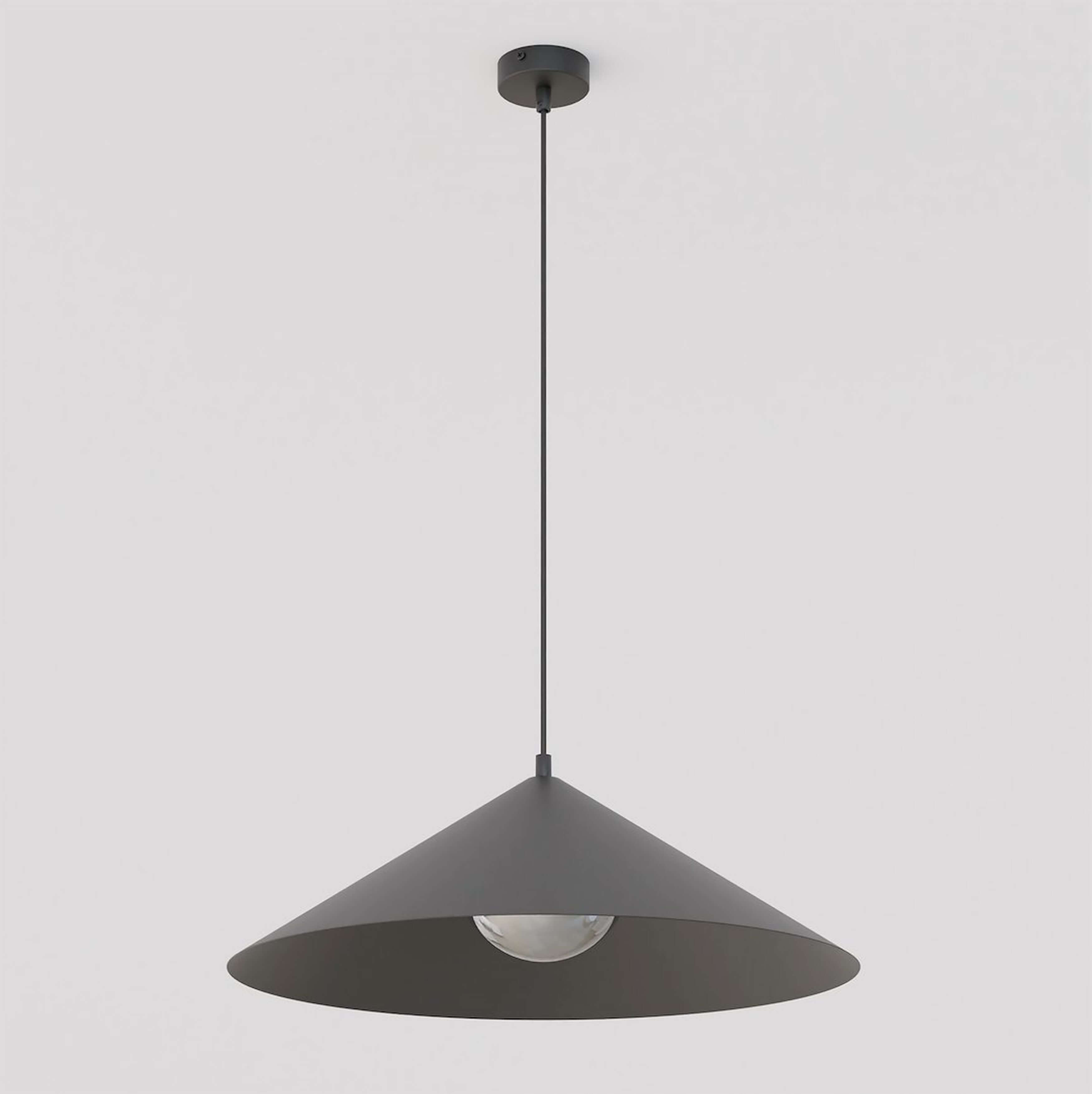 Emibig Mono hanglamp 1x10 W zwart-grafiet 1721/1L
