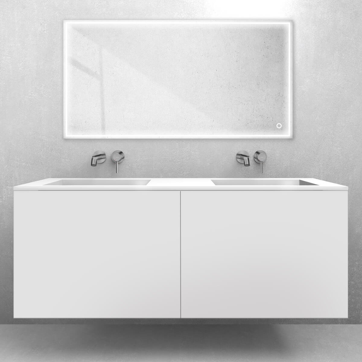 Set wastafel Oltens Stila 40206000, kast Oltens Lun 60040000