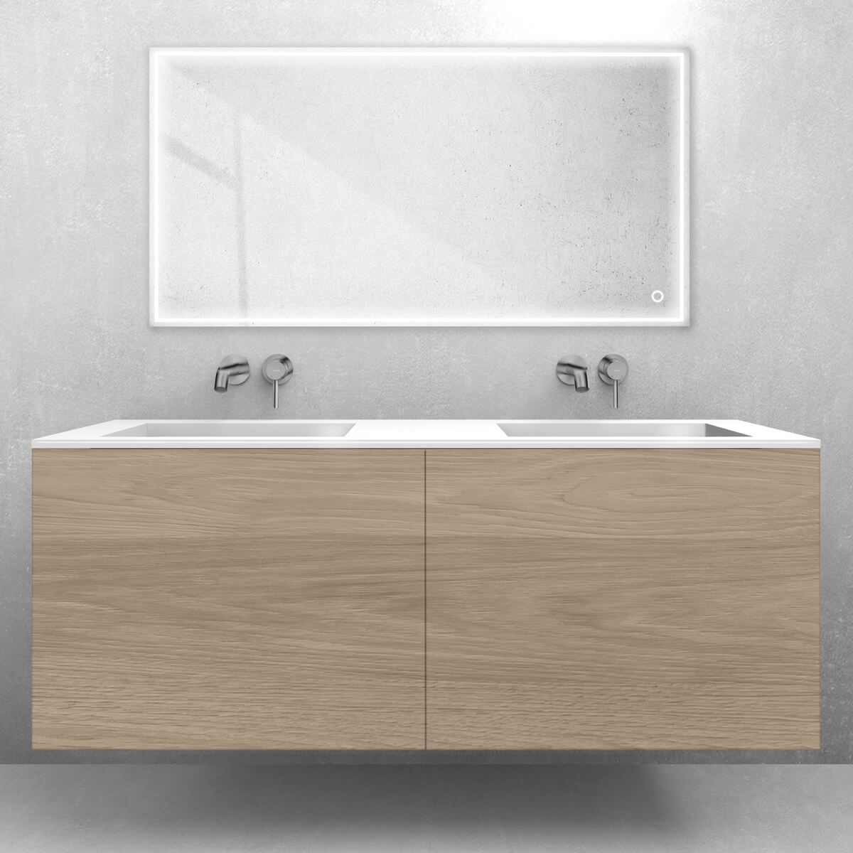 Set kast Oltens Lun 60040060, wastafel Oltens Stila 40206000