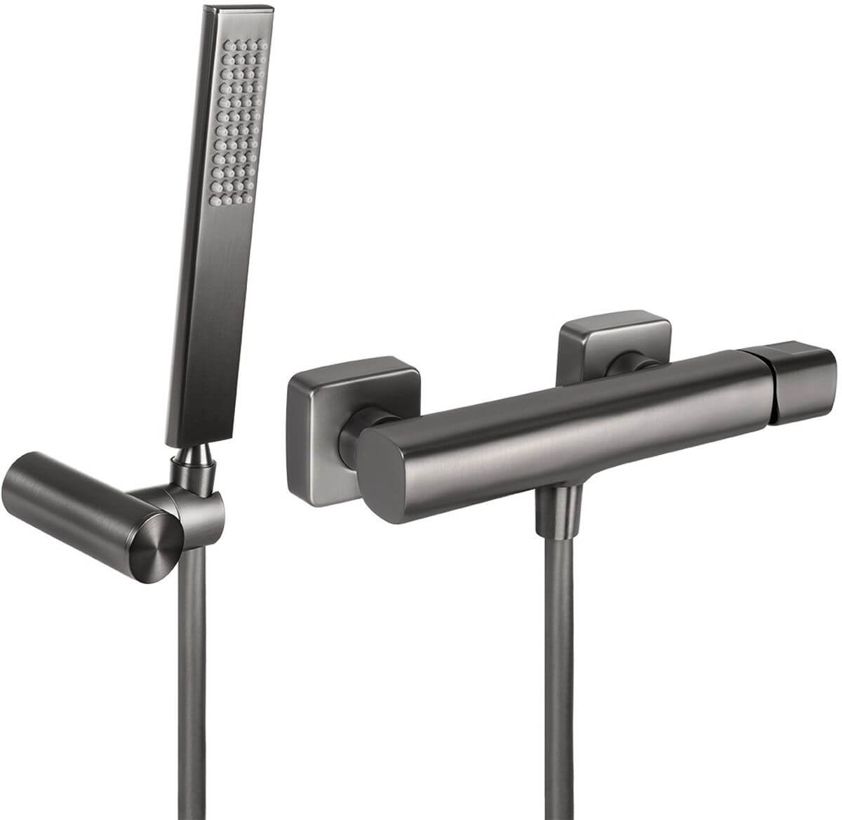 Laveo Tores douchekraan wand grafiet BVT_941D