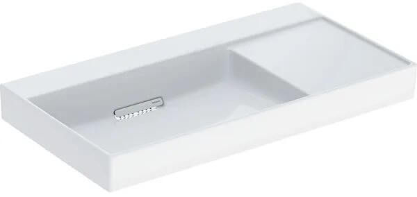 Geberit One wastafel 90x48 cm rechthoekig klassiek wit glans 505.042.00.1