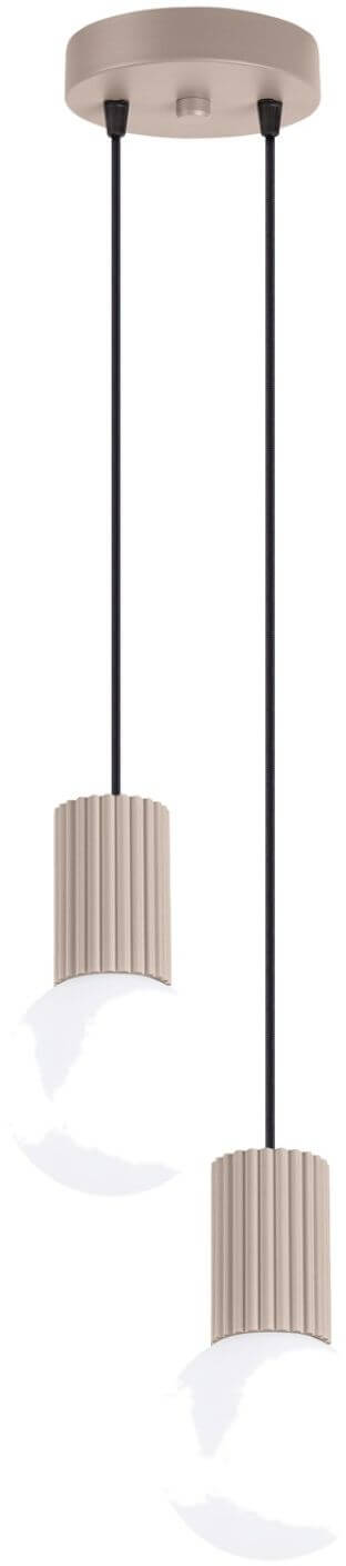 Sollux Lighting Halo hanglamp 2x8 W beige SL.1978