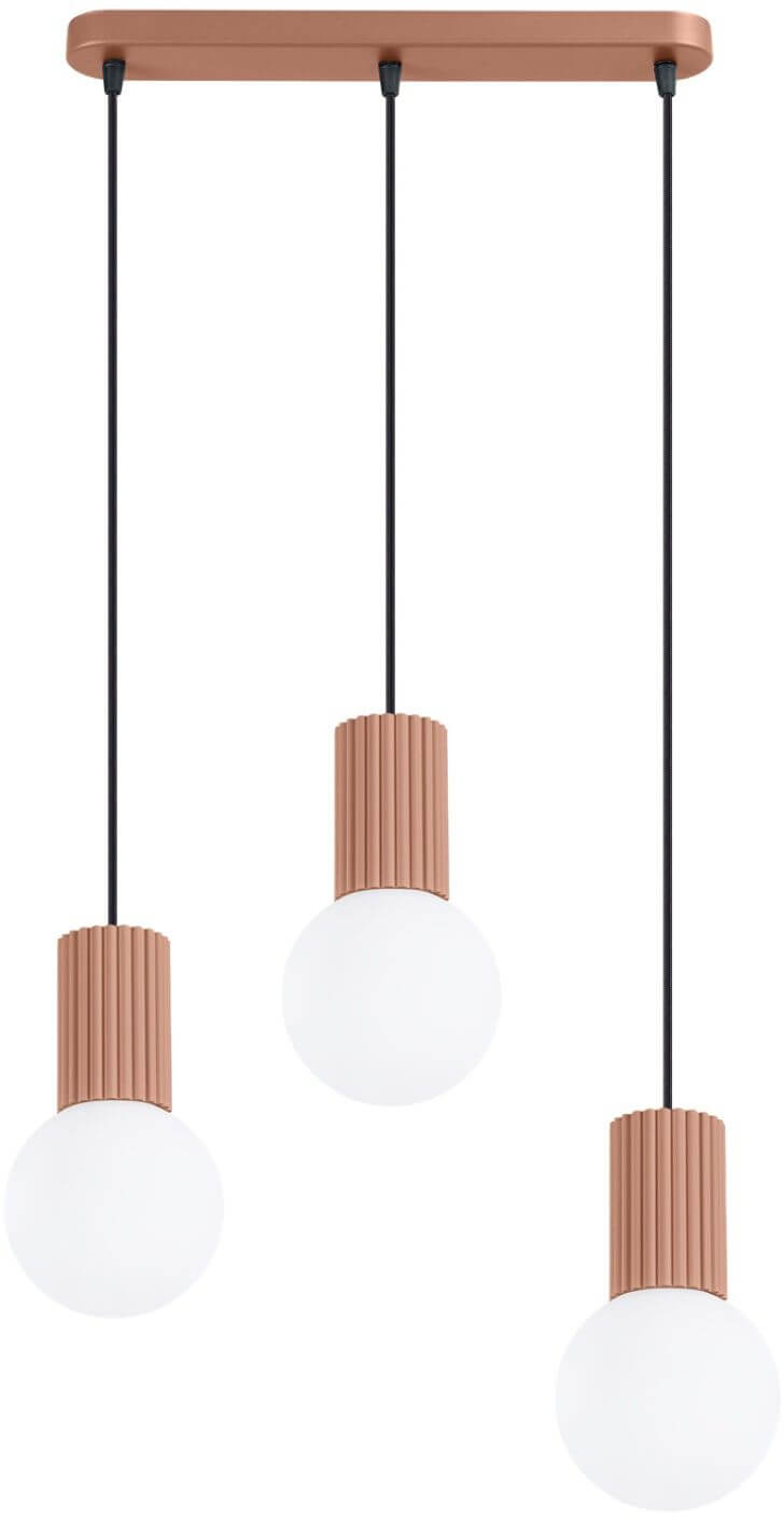 Sollux Lighting Halo hanglamp 3x8 W beige SL.1996