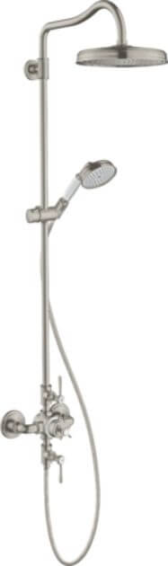 Axor Montreux doucheset wand met thermostaat staal 16572800