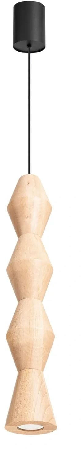Sollux Lighting Kubbe hanglamp 1x10 W hout SL.2029