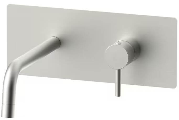 Paffoni Light wastafelkraan inbouw staal LIG105ST